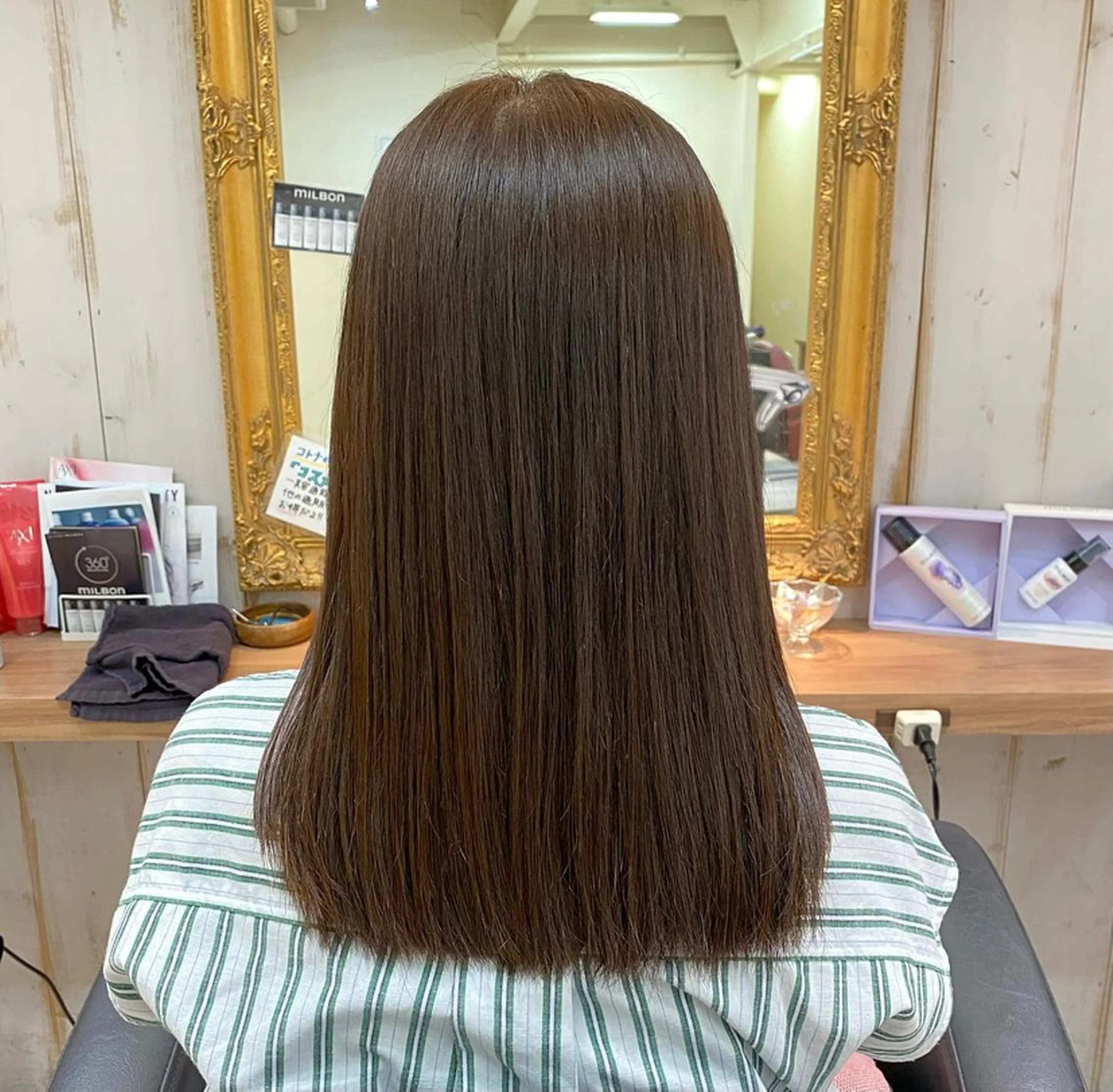 カラー ブラウンカラー 後藤 瀬奈のヘアスタイル