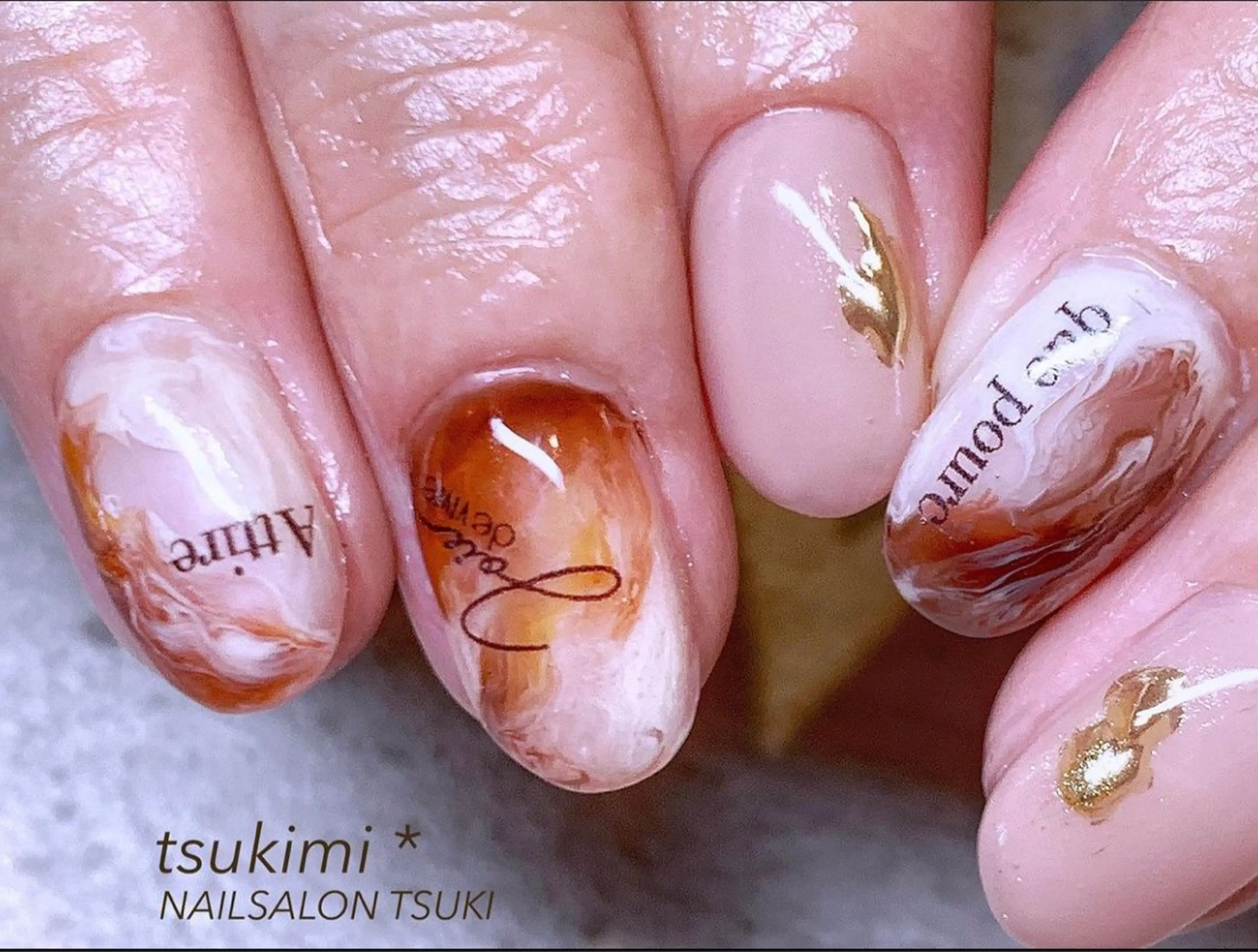 ネイル ニュアンスネイル ハンドネイル Tsuki.所属・Nailsalon Tsuki.のネイルデザイン