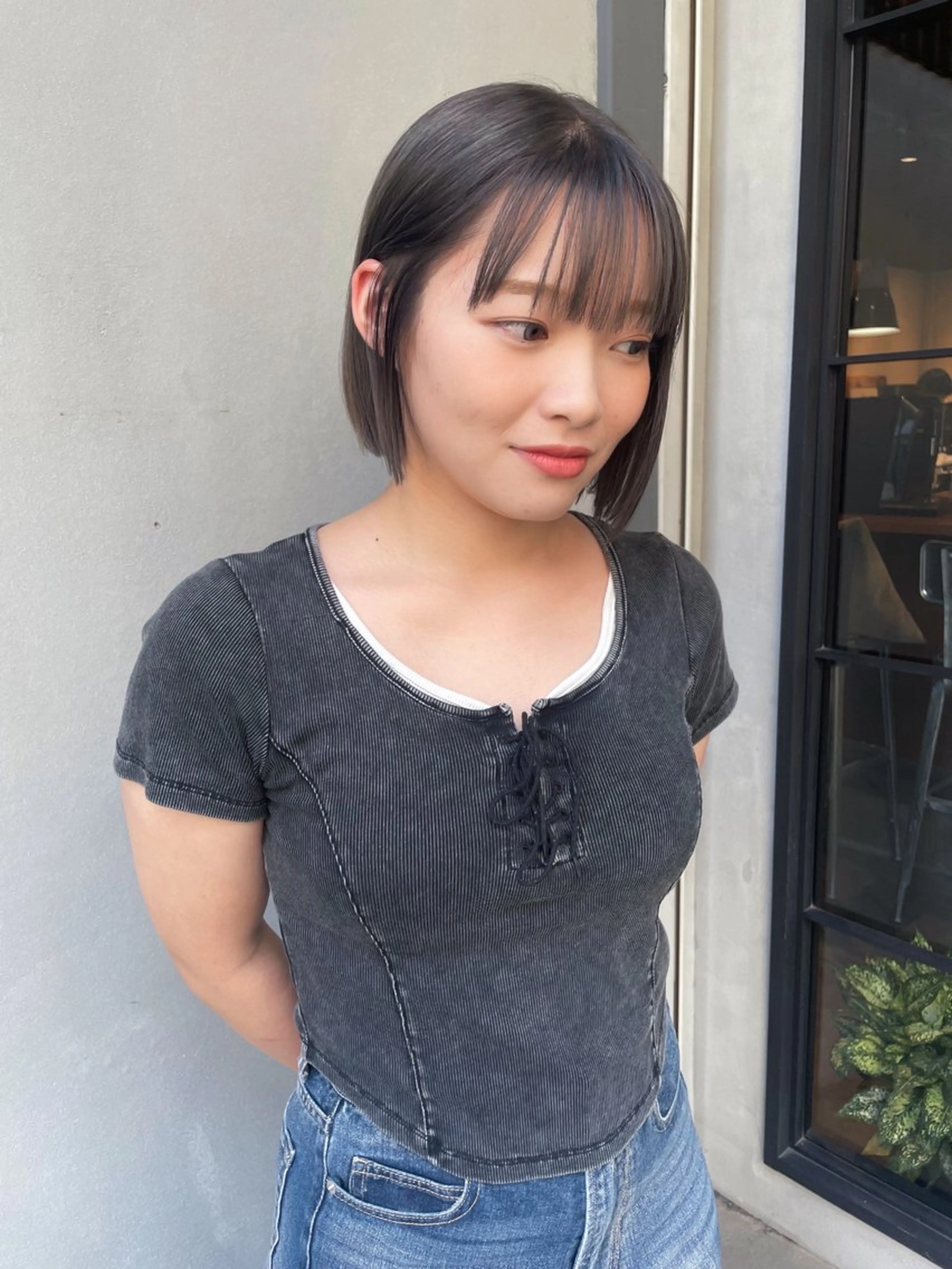 カラー カット ヘアカラー ハナ🌼 ボブ/パーマのヘアスタイル