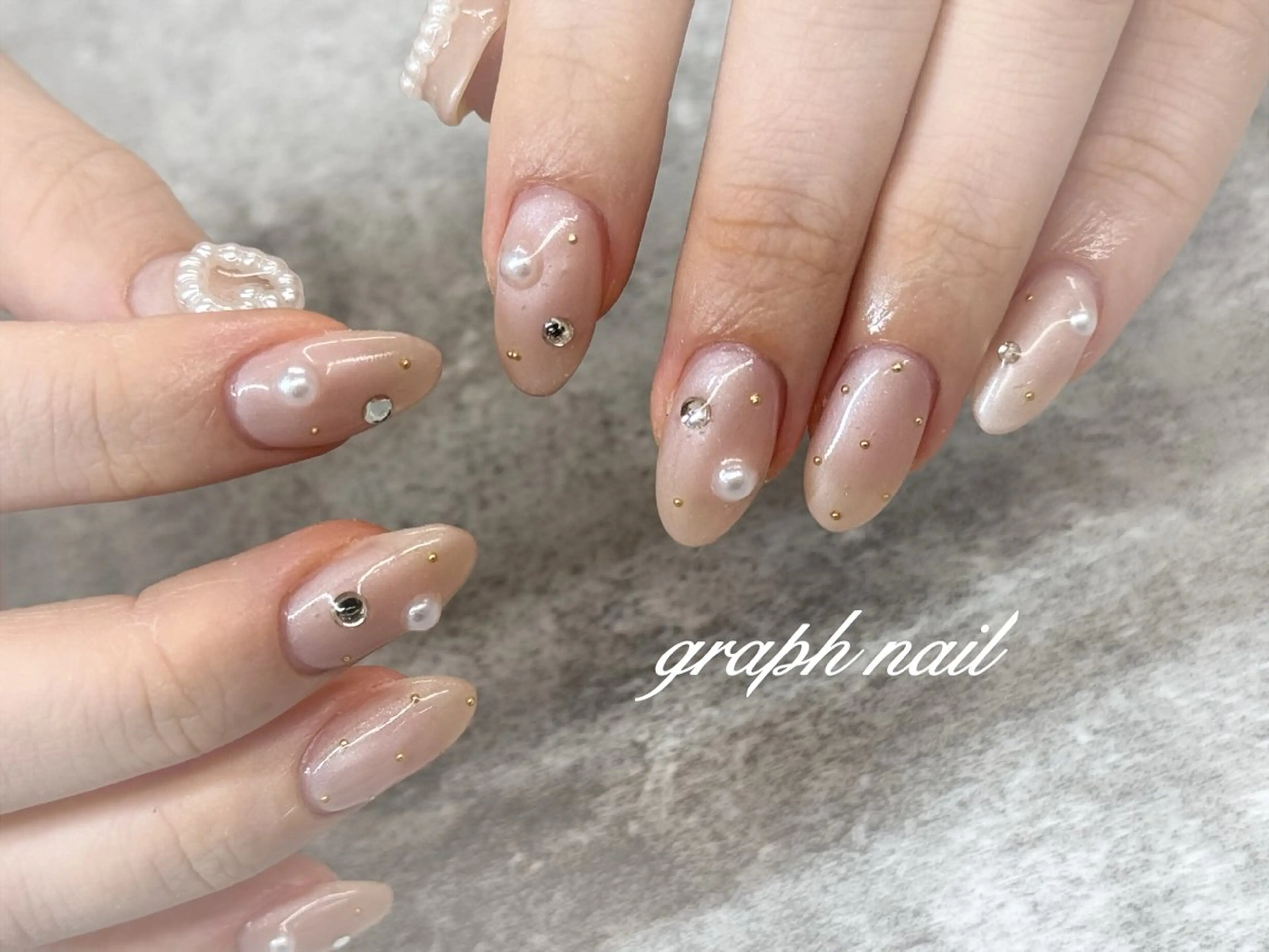 ネイル ハンドネイル graph nail【グラフ ネイル】所属・graphnail‪ ‪‪❤︎‬manaのネイルデザイン