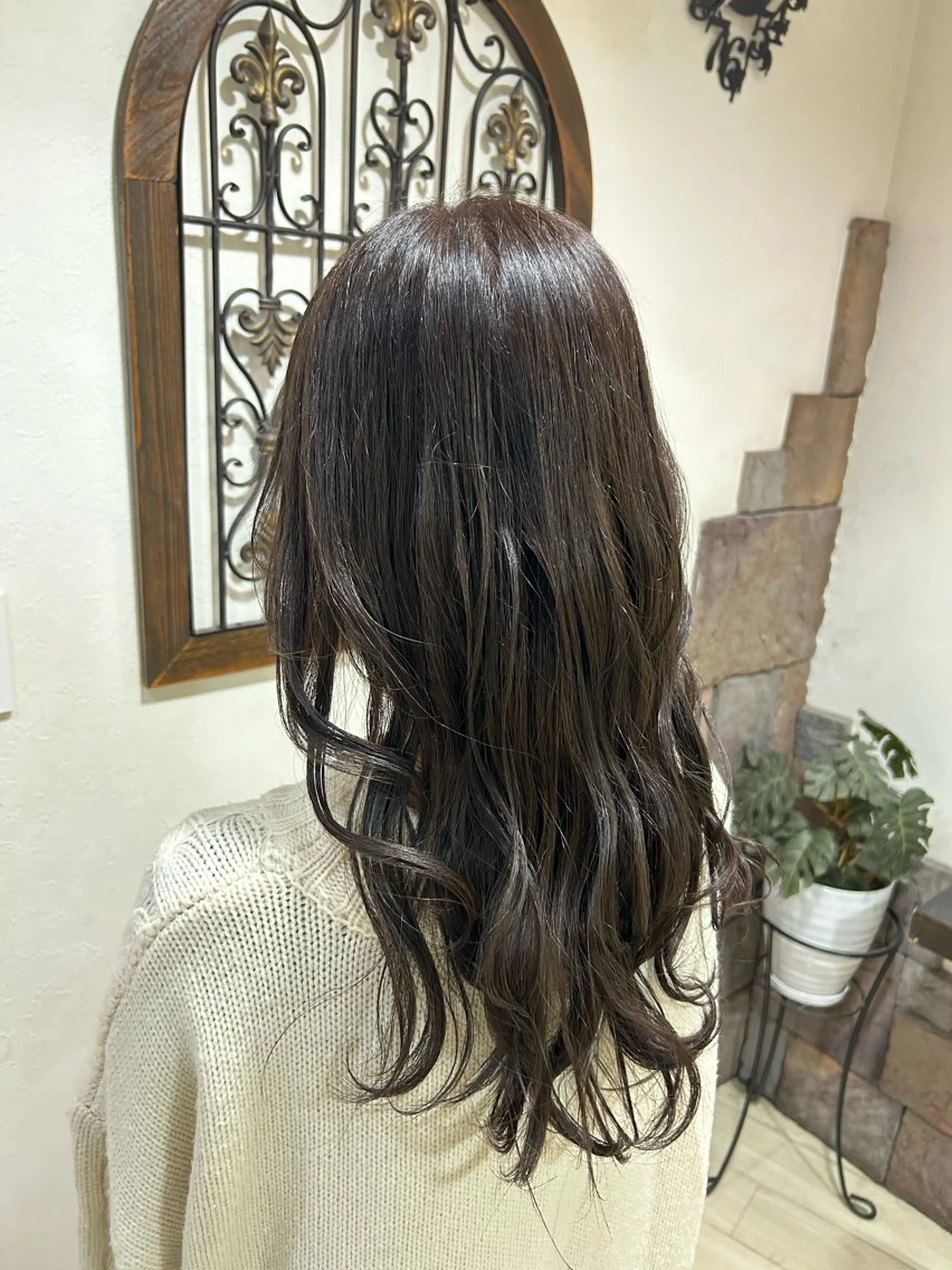 セミロング ヘアカラー ブリーチカラー/原宿 /髪質改善/shinのヘアスタイル