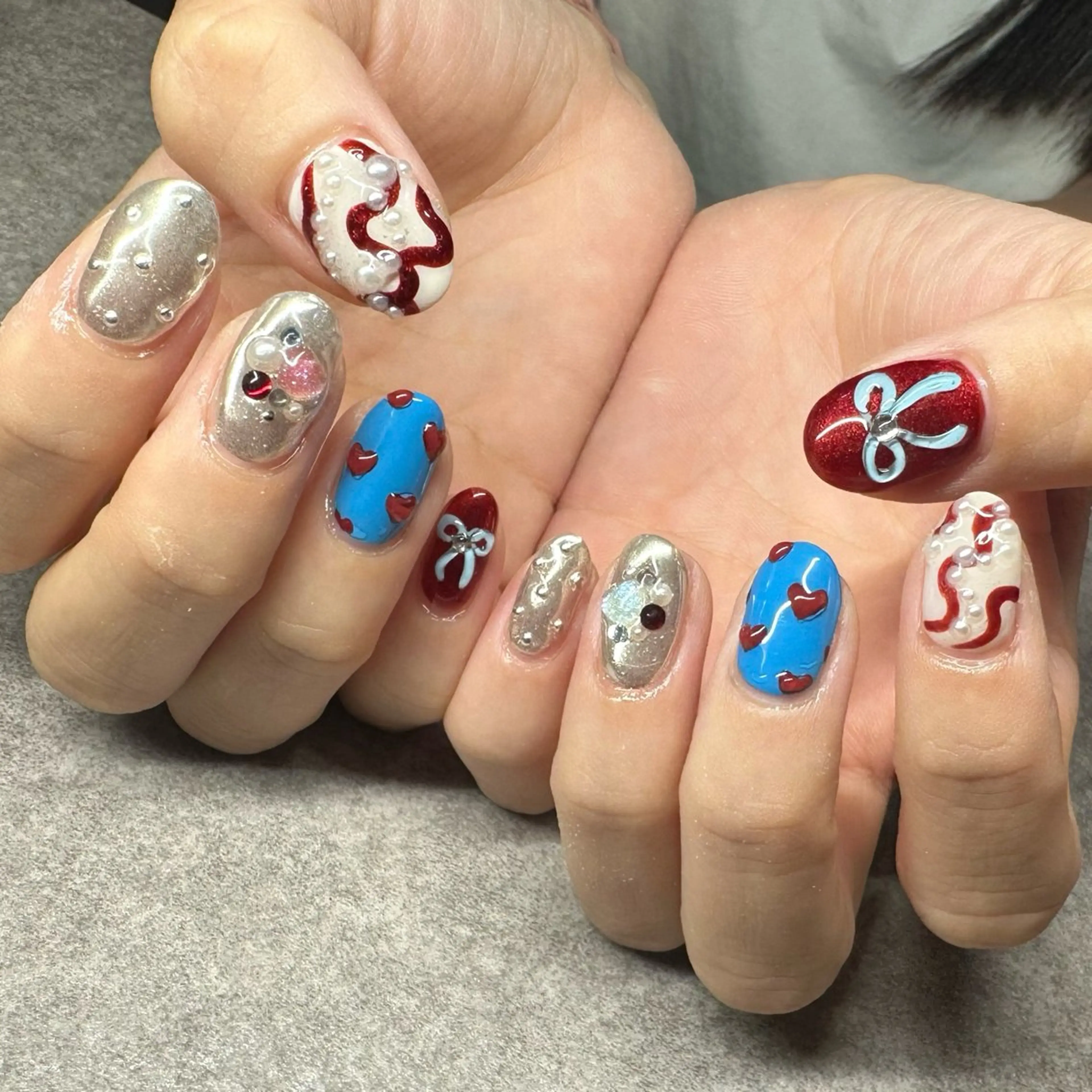 ネイル ハンドネイル elu船橋 SAKURAのネイルデザイン