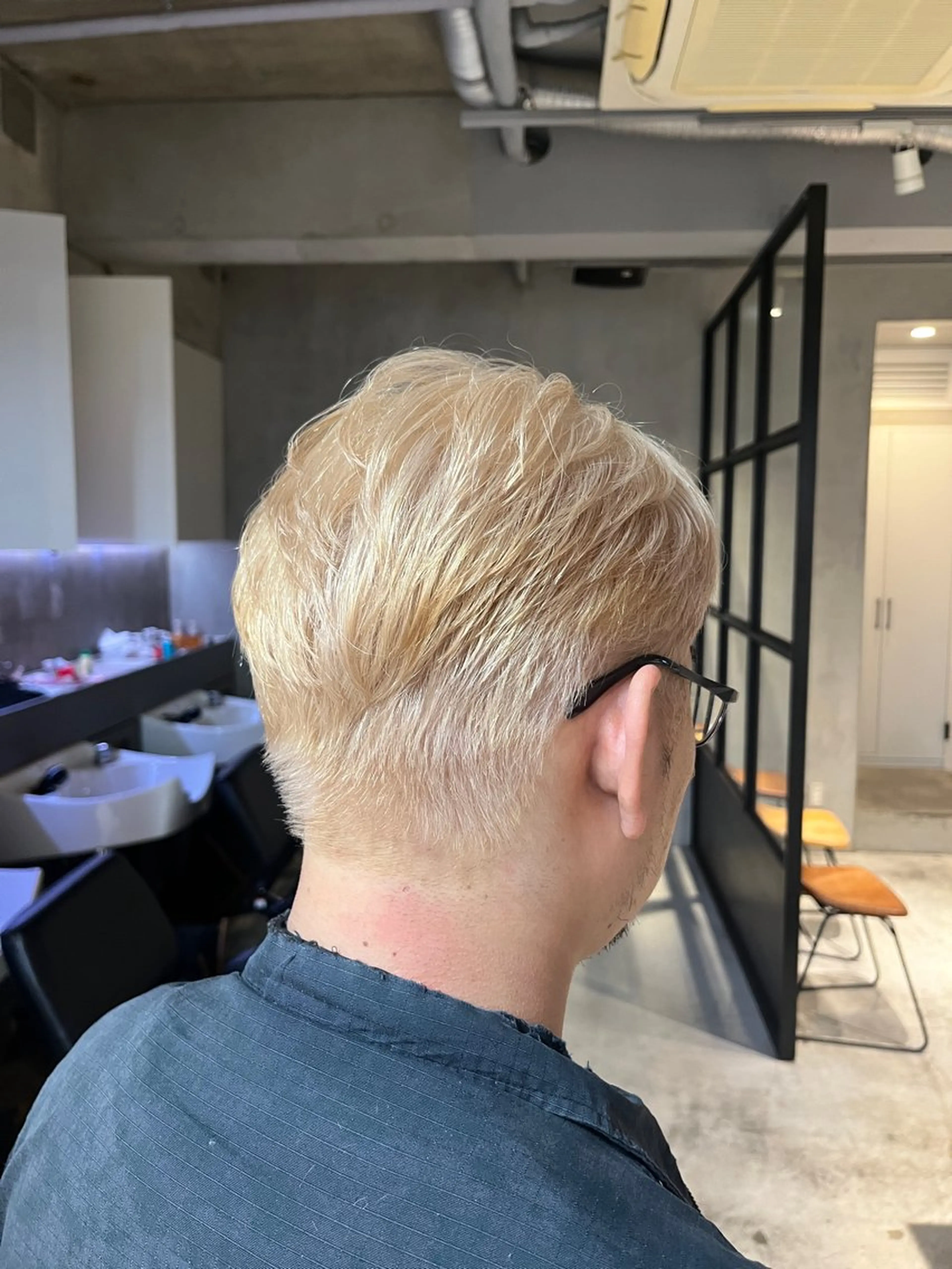 ショート カラー メンズ ヘアカラー elima 調布所属・ちせ/ 透明感カラー /調布˚ 🦢₊✧のヘアスタイル