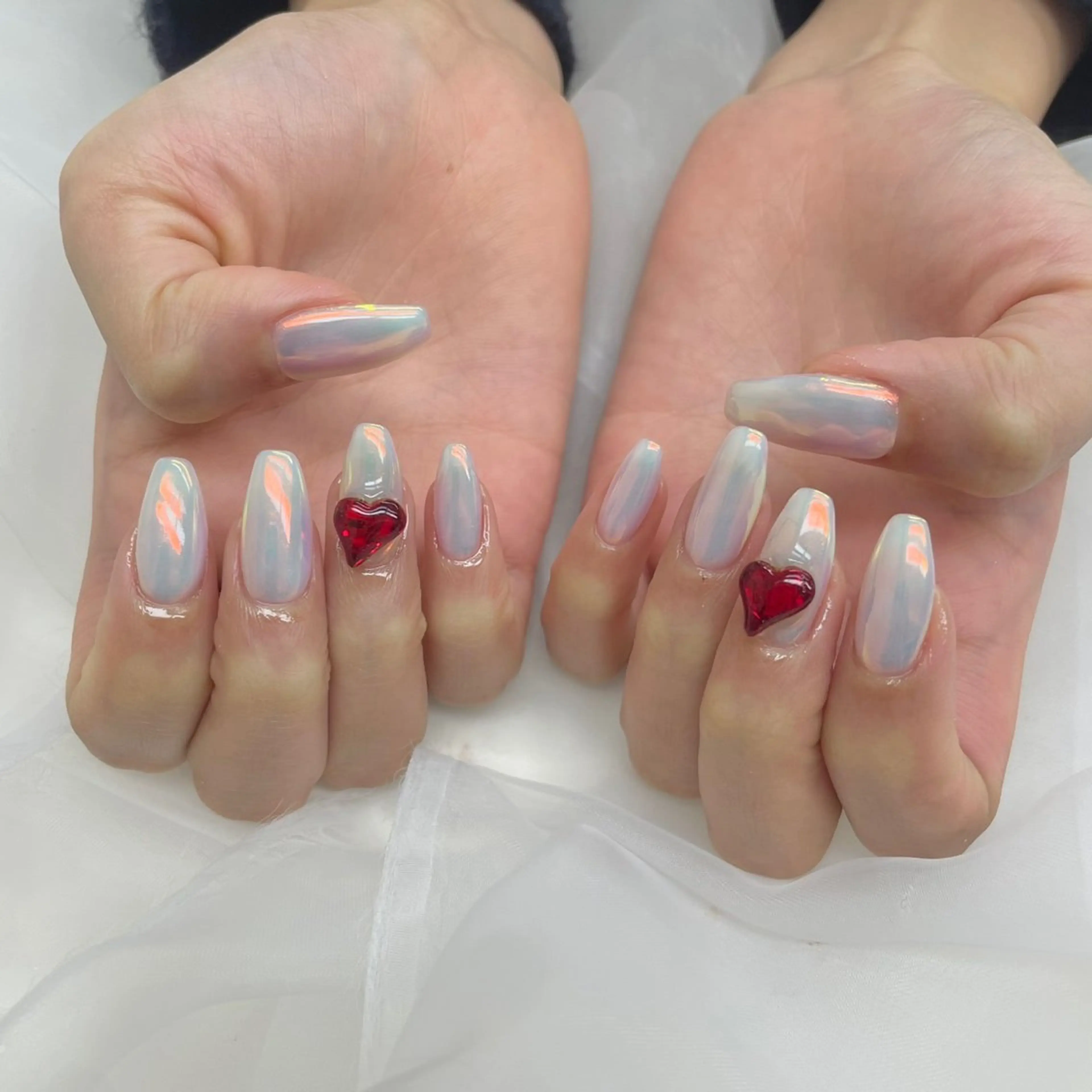 ミディアム 韓国風ヘア ハンドネイル nail jaol池袋店所属・ネイルJaol 池袋のネイルデザイン