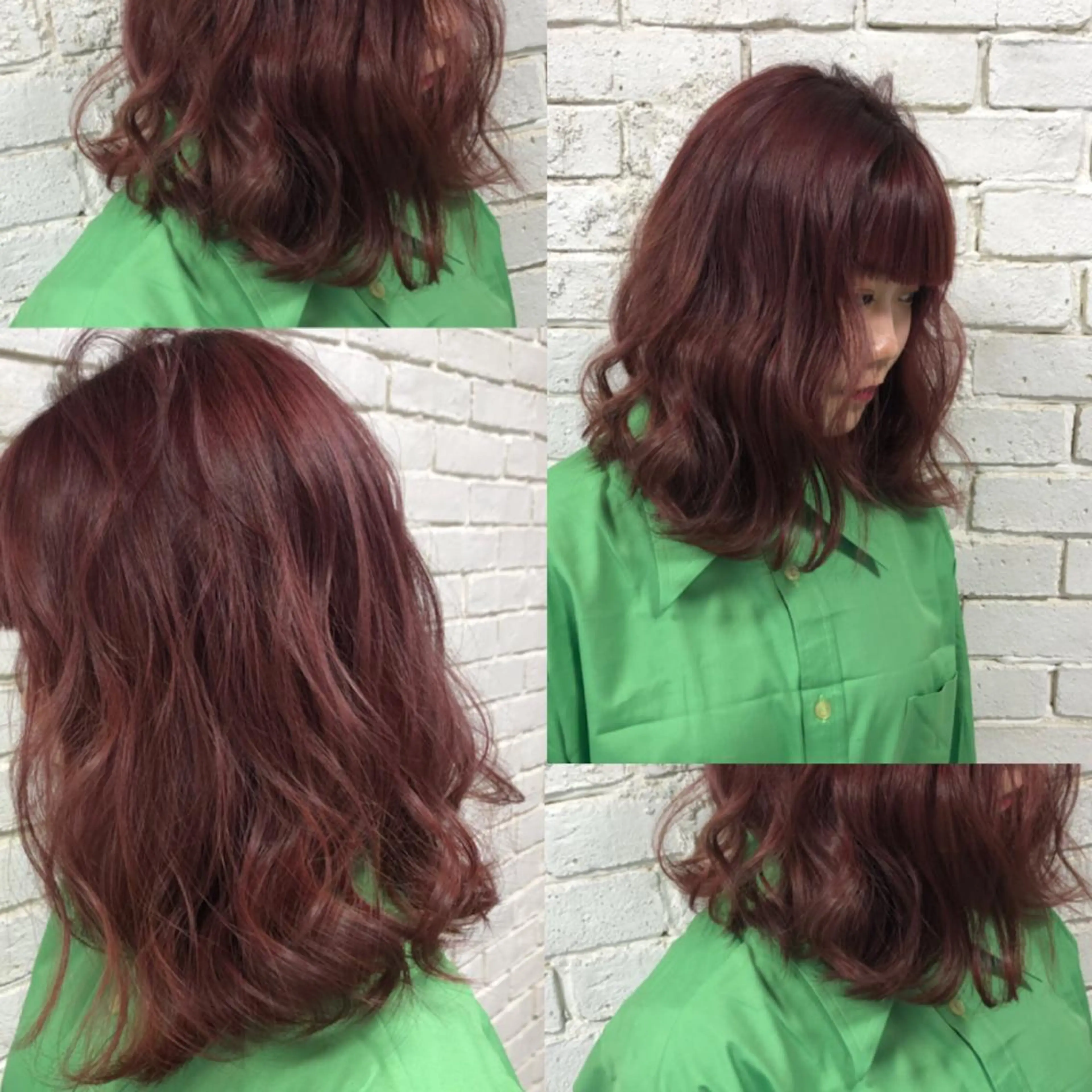 ミディアム カラー ✨ブリーチ特化✨ 💚Acchon💚のヘアスタイル