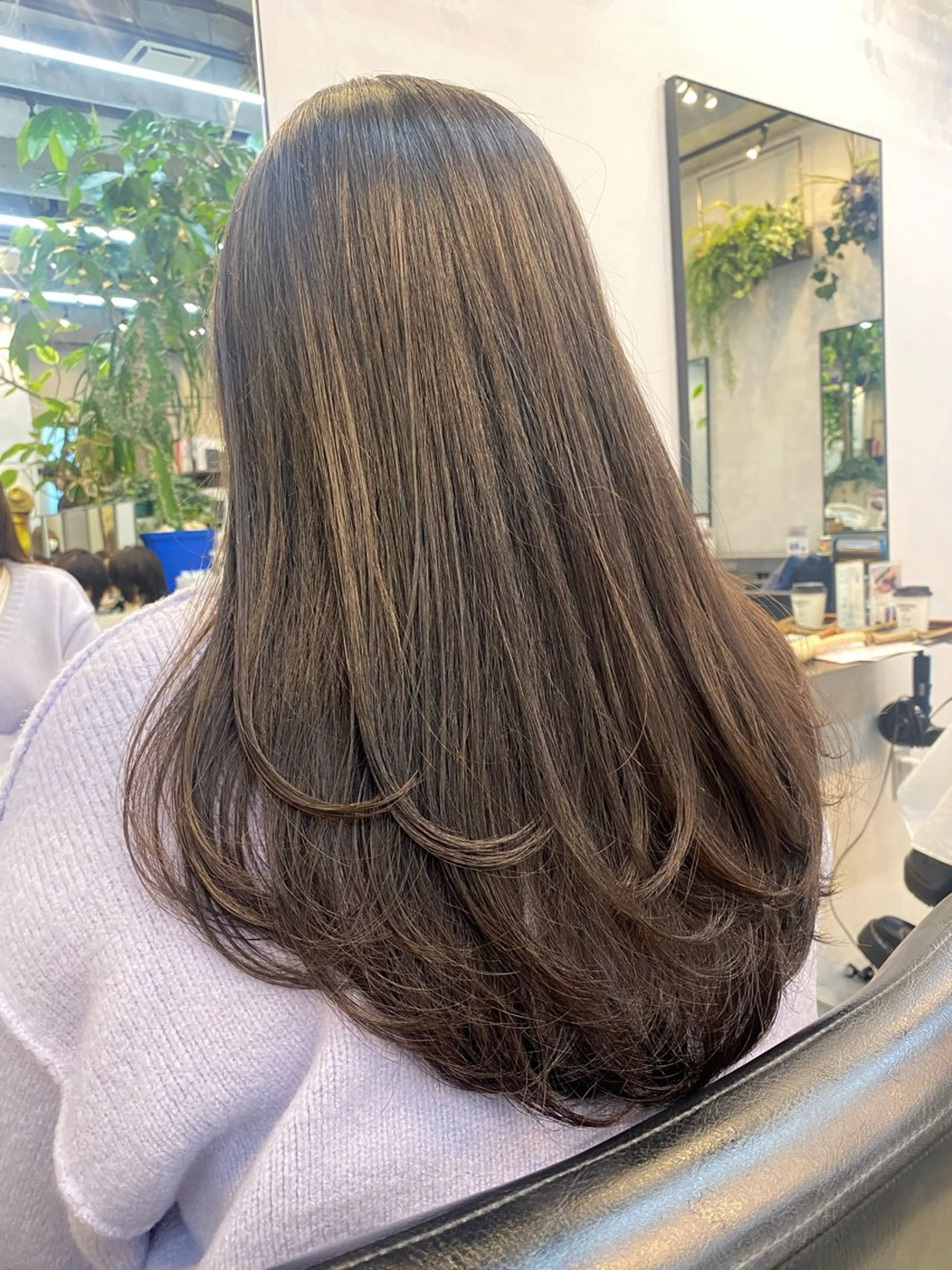 ロング レイヤーカット yamashita moekaのヘアスタイル