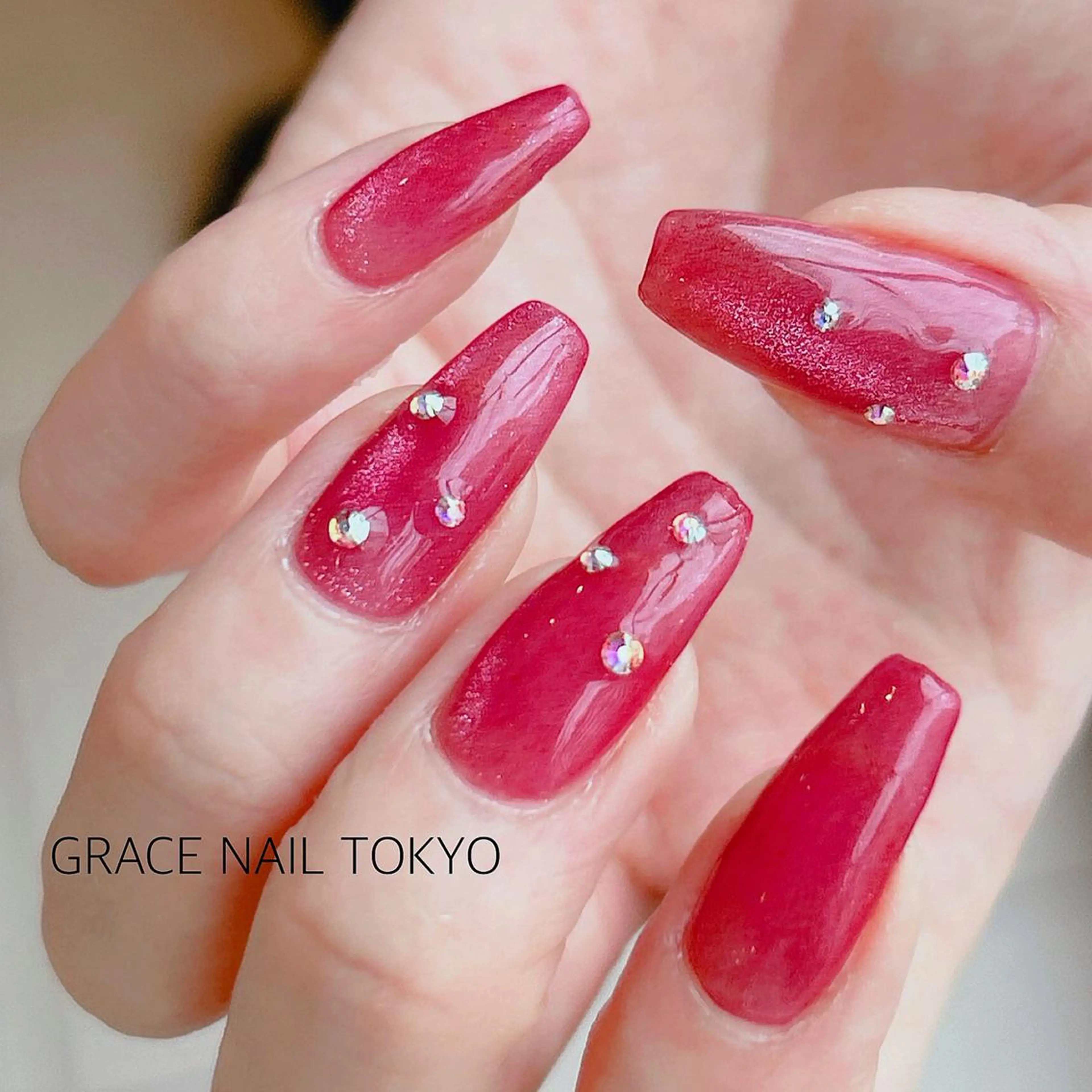 【当日限定】【人気】プレミアム♡マグネットコース【フィルイン/自爪育成/次世代パラジェル/美フォルム/極トップ/2w保】の写真