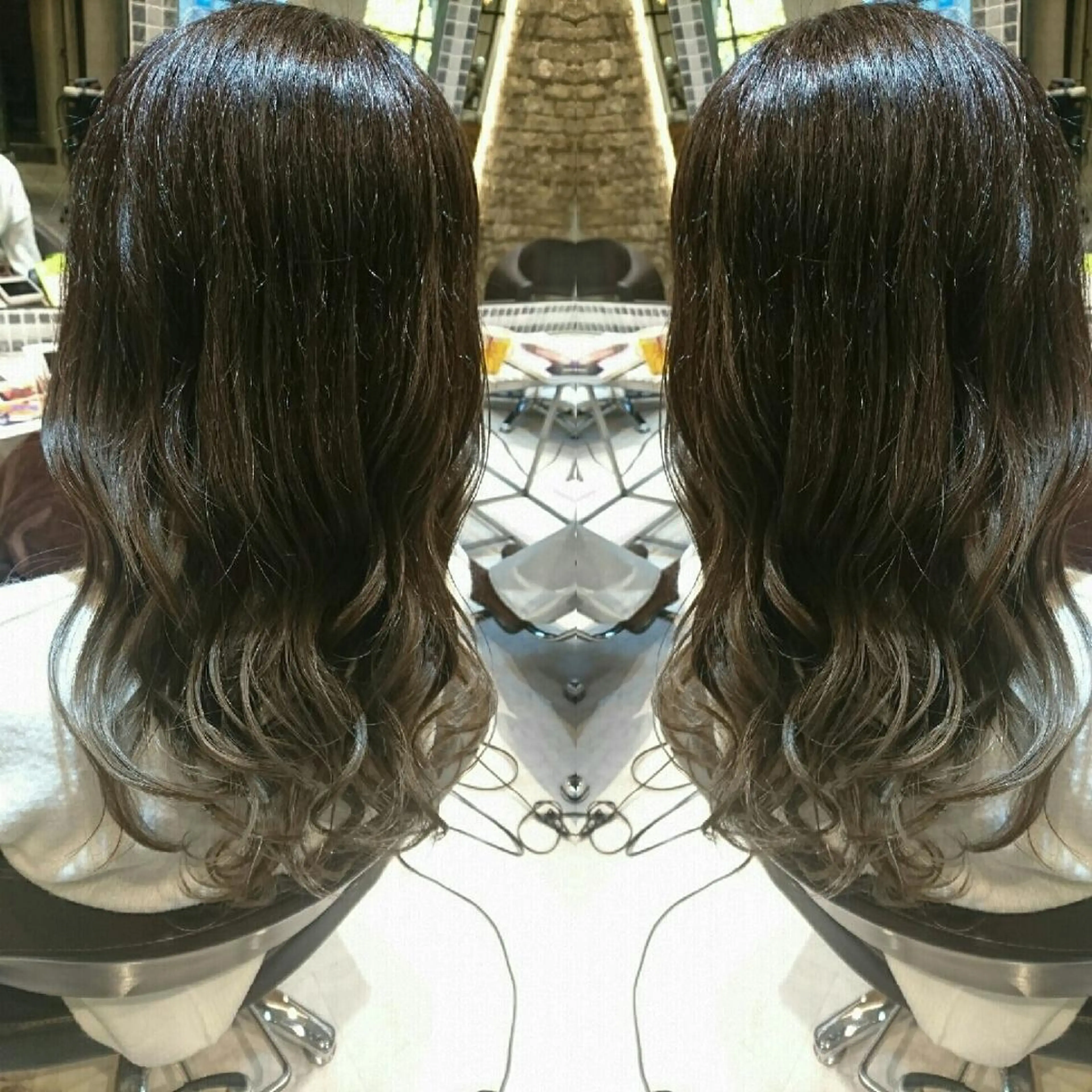 ミディアム カラー グラデーションカラー カット ヘアカラー トリートメント youres センター南所属・今満 精二のヘアスタイル