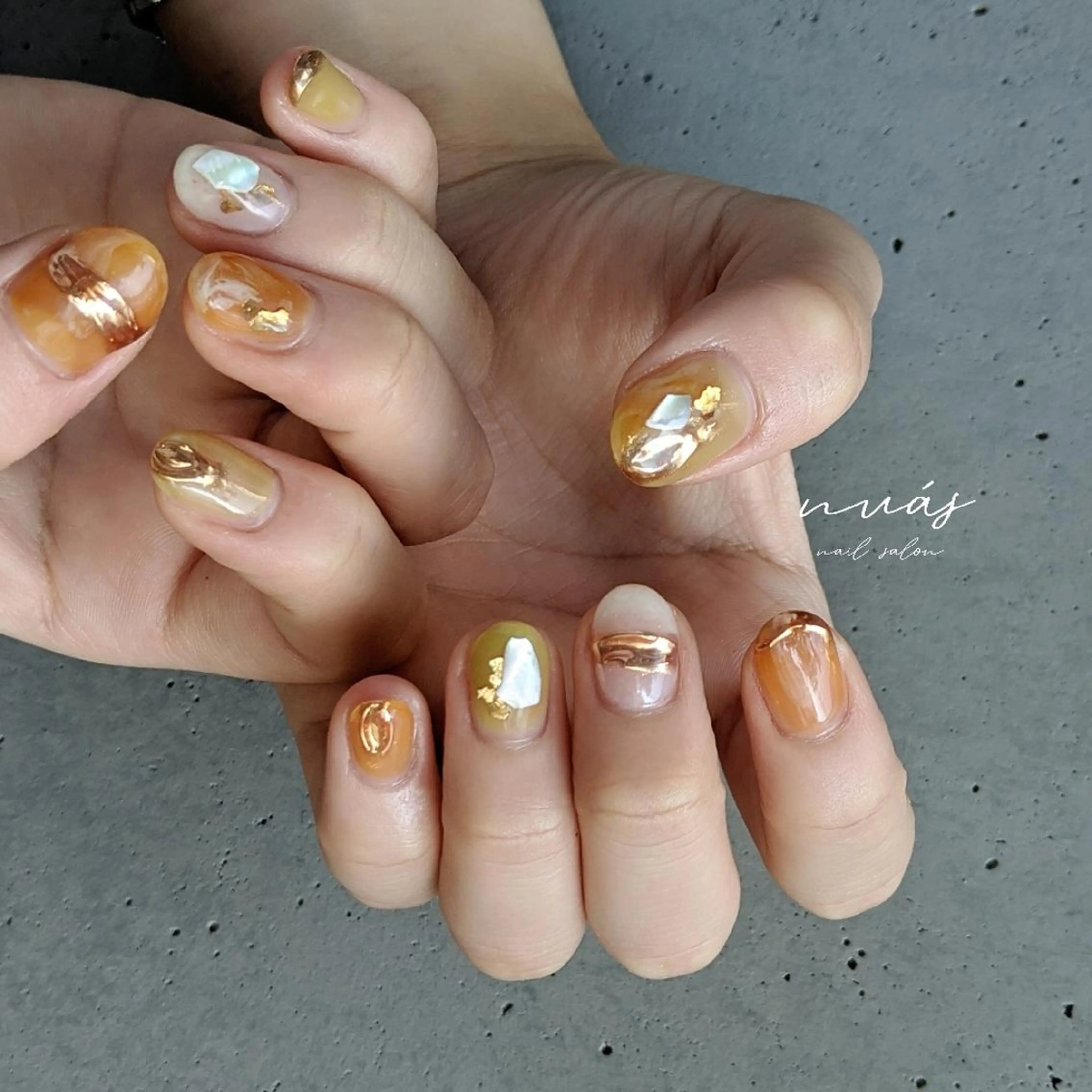 ネイル ハンドネイル nuás nail & eyeのネイルデザイン