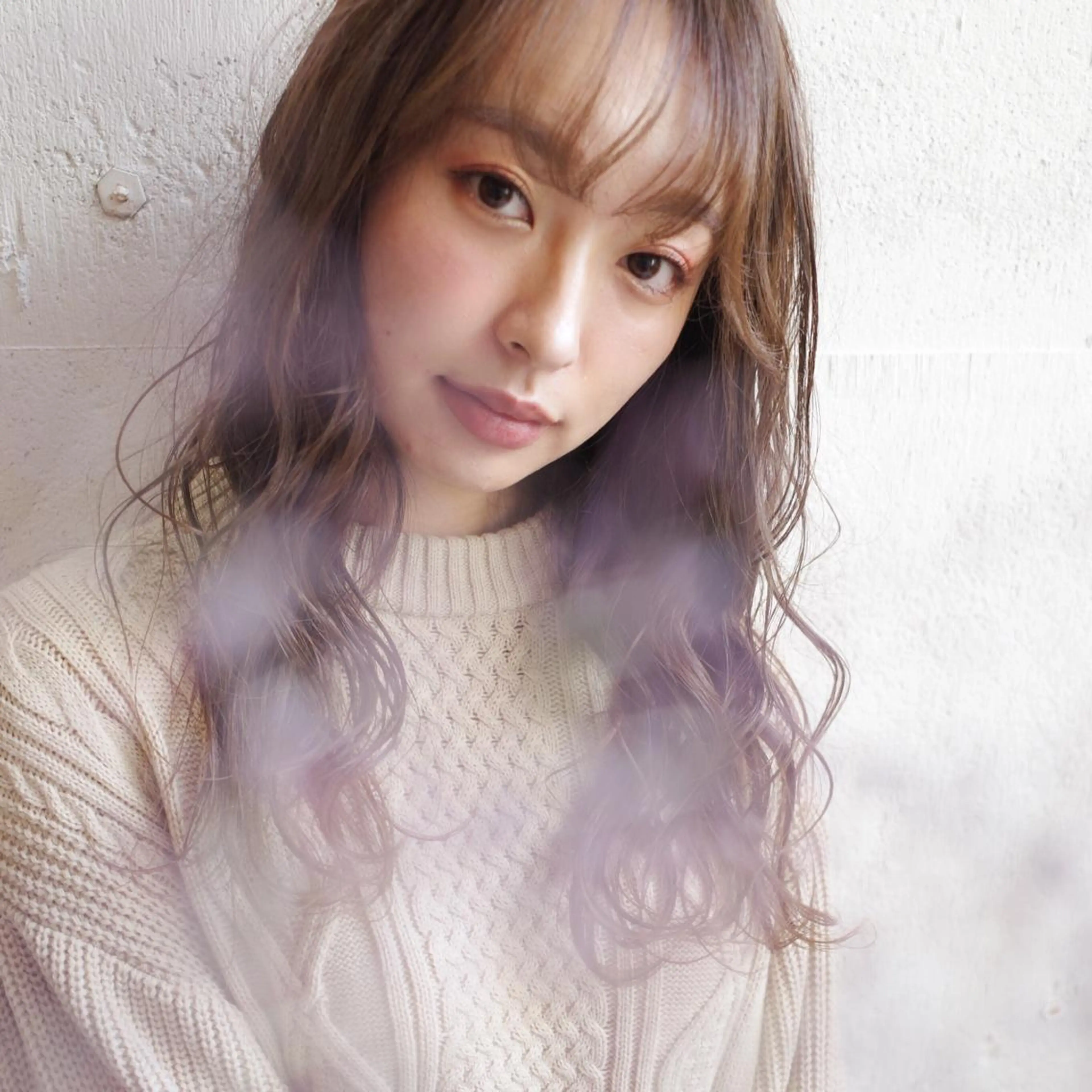 ロング カラー アッシュ アッシュブラウン ブラウンカラー ヘアカラー トリートメント ciAo!所属・ふくだ りさ【ciAo!】のヘアスタイル