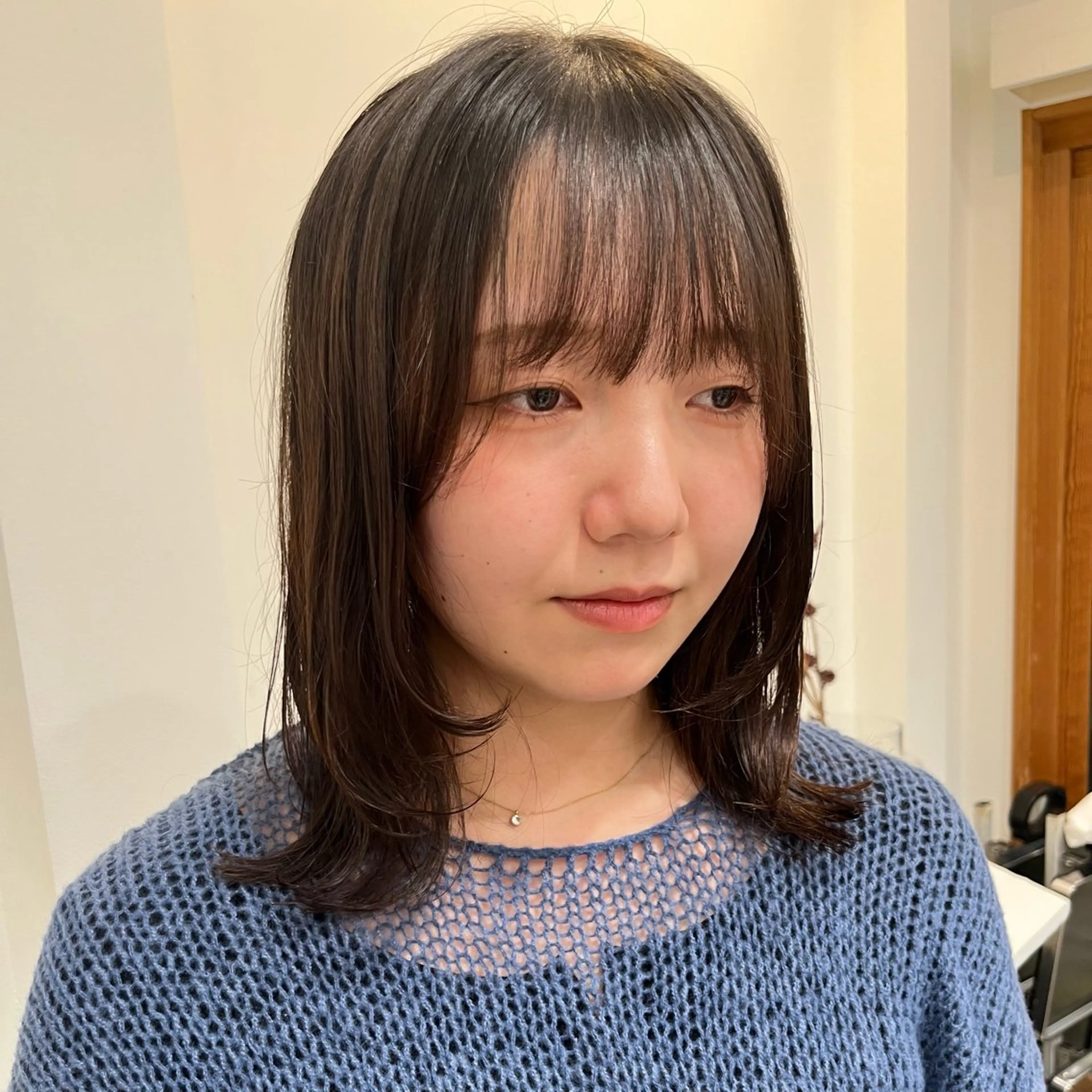 セミロング カラー ヘアアレンジ ボブ レイヤーカット カット 無料カットモデル‪✨ ✂️Nanami🌷のヘアスタイル