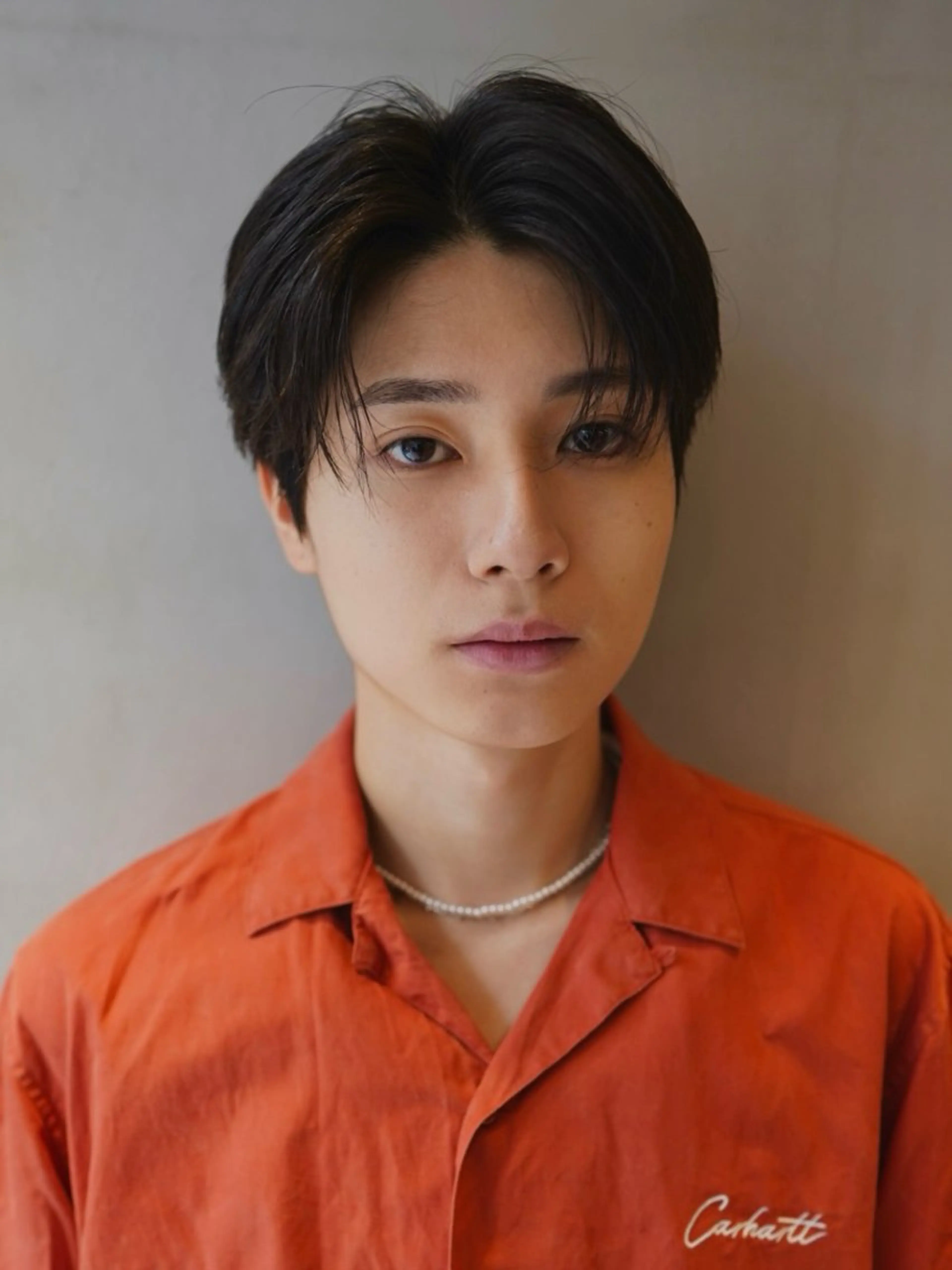 メンズ センターパート/ 暖色カラーayuのヘアスタイル