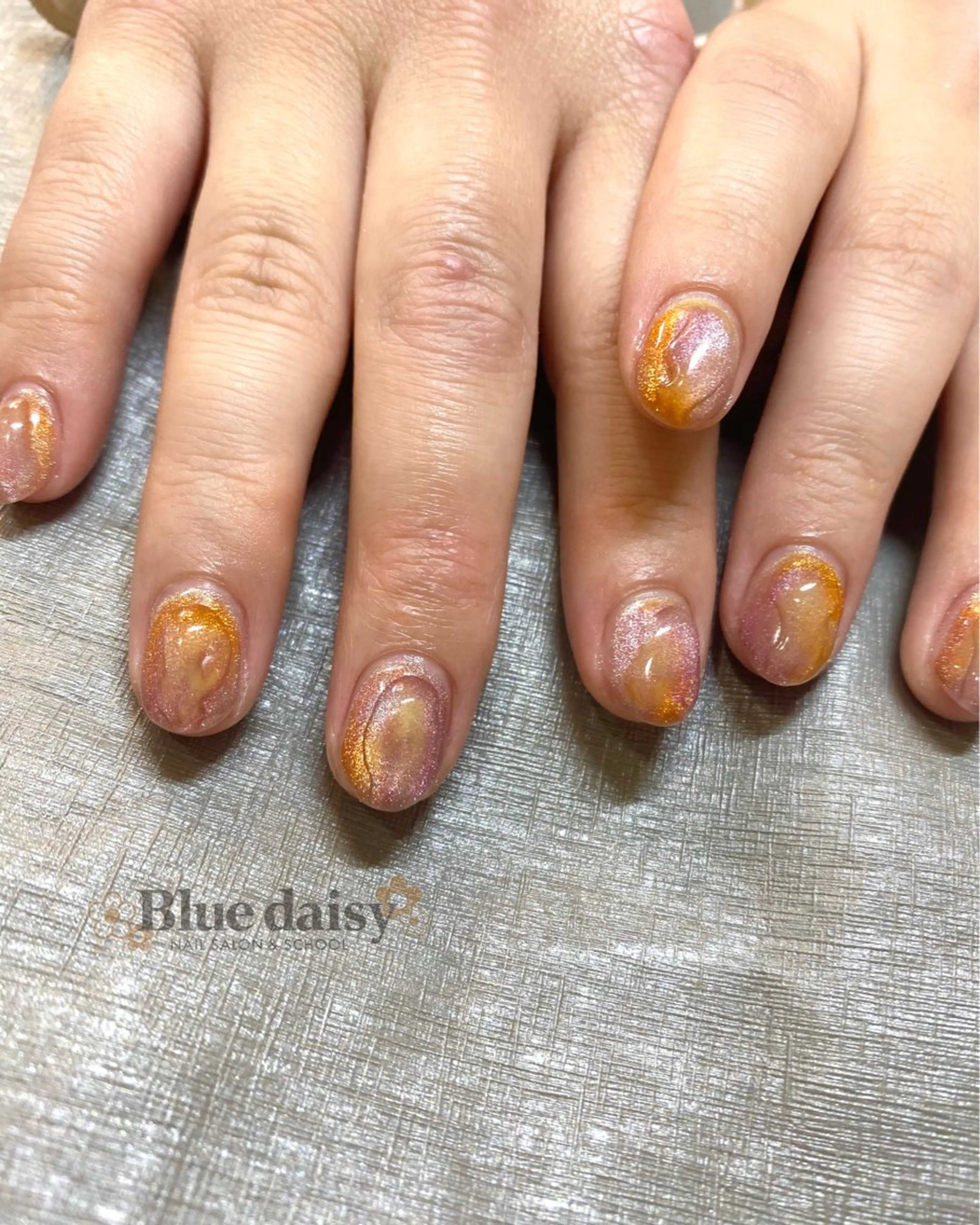 ネイル ジェルネイル マグネットネイル 持ち込み パラジェル ハンドネイル Blue　daisy　栄本店 【ブルーデイジー】所属・Blue daisy 栄本店のネイルデザイン