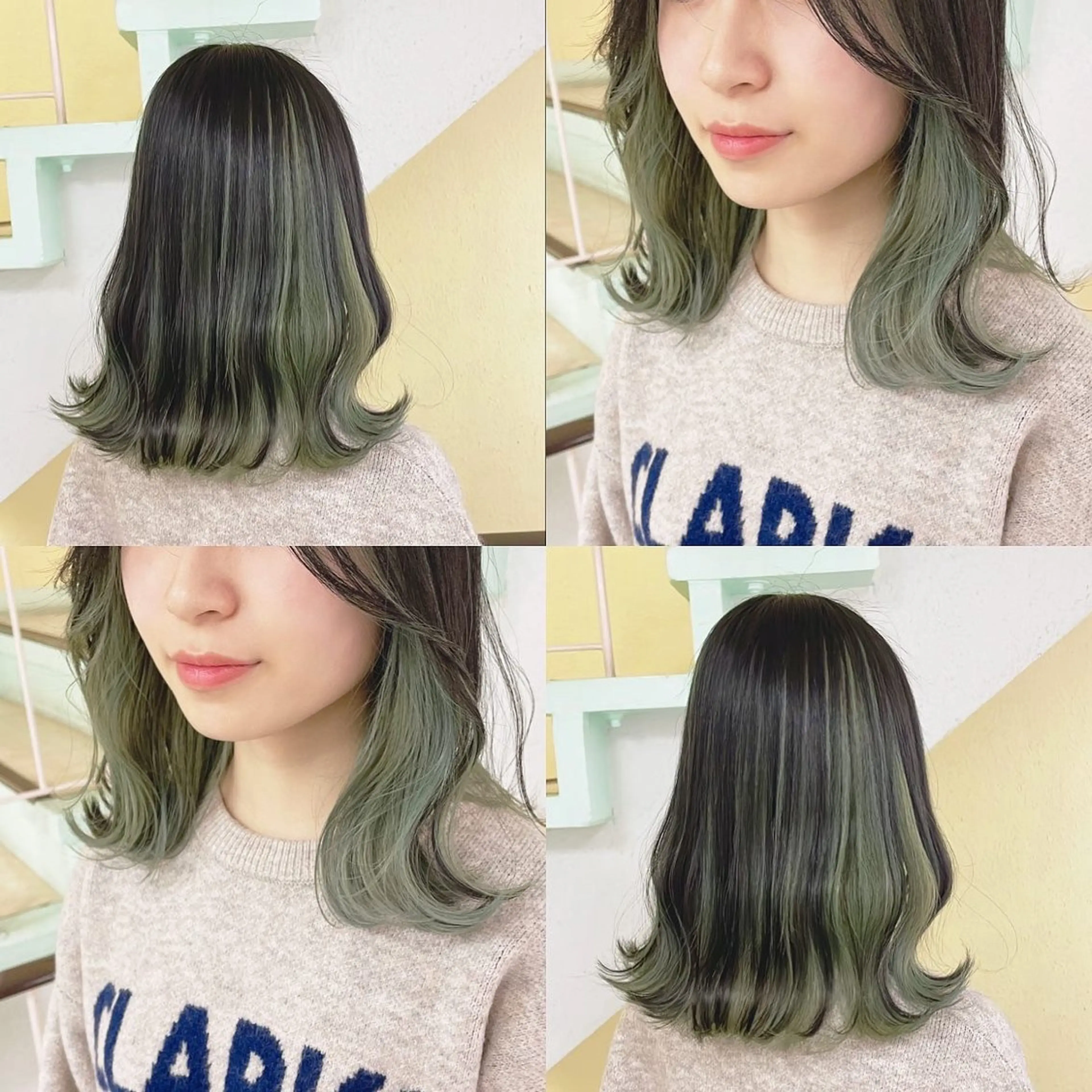 カラー ヘアカラー トリートメント 渋谷:インナーカラー ／🍒エリカ🍒のヘアスタイル