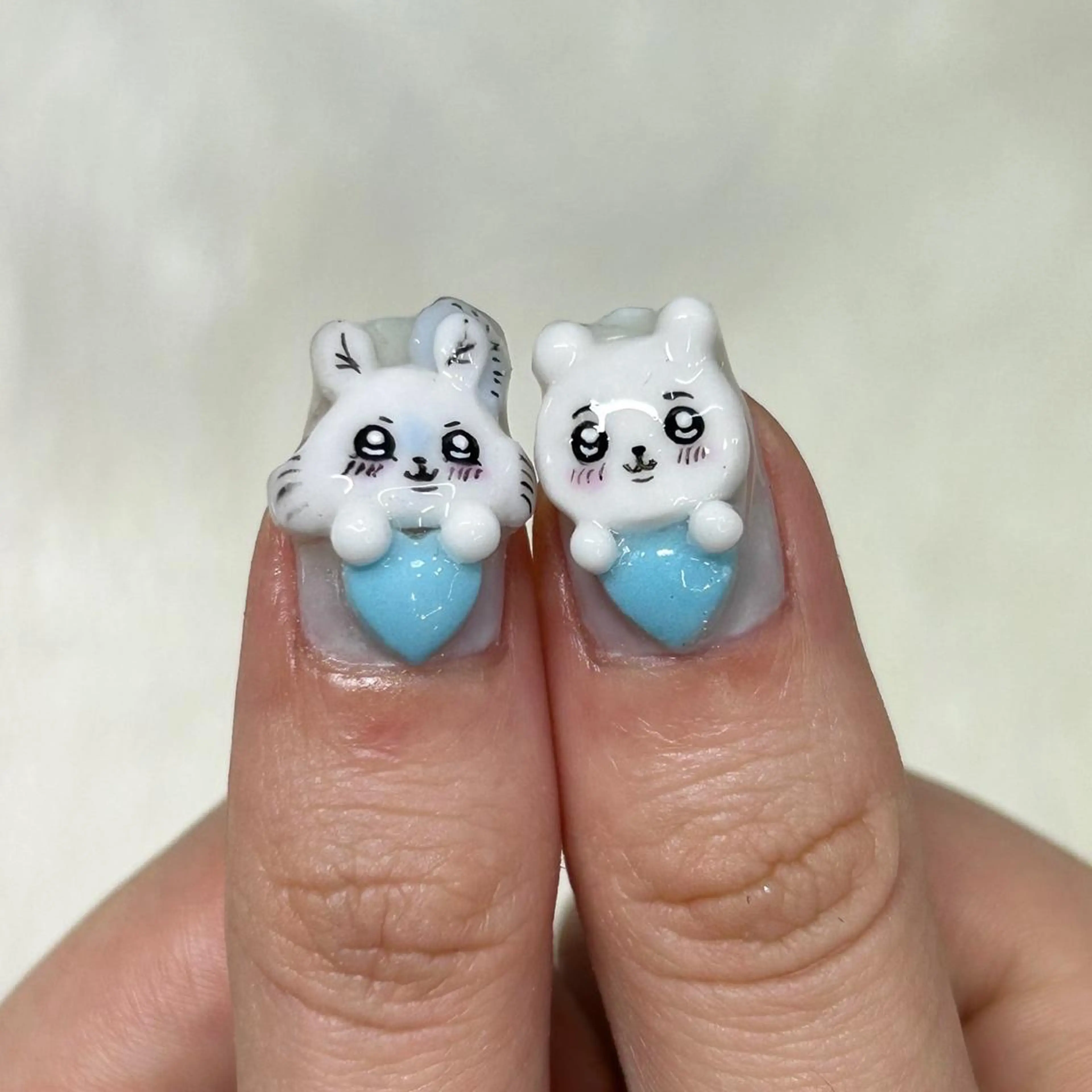 ネイル ブルー スカルプネイル NAILSGOGO shibuyaのネイルデザイン