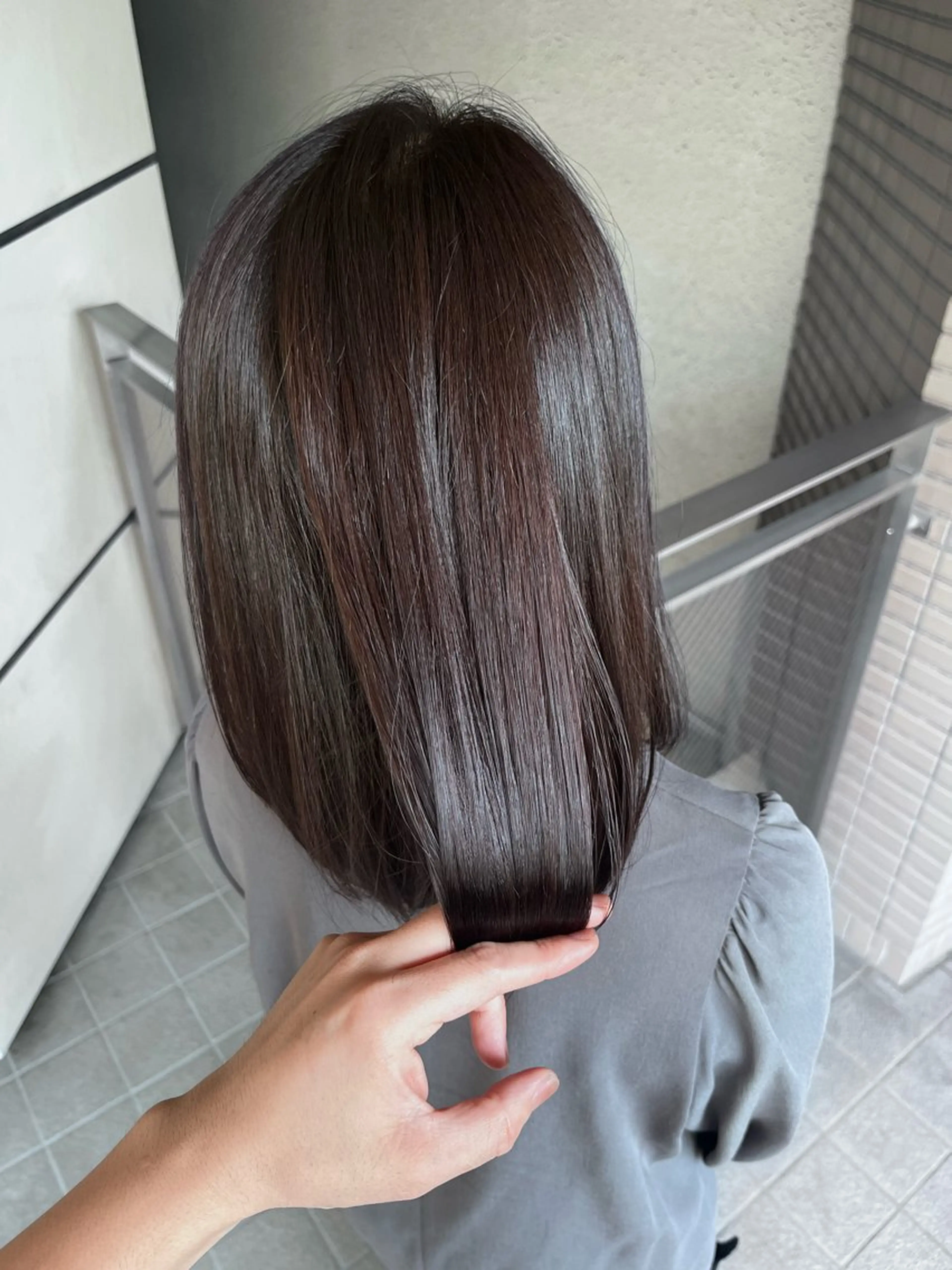 ミディアム トリートメント SALOWIN名古屋本山店所属・🍀ナガヤマ ヒデアキ🍀のヘアスタイル
