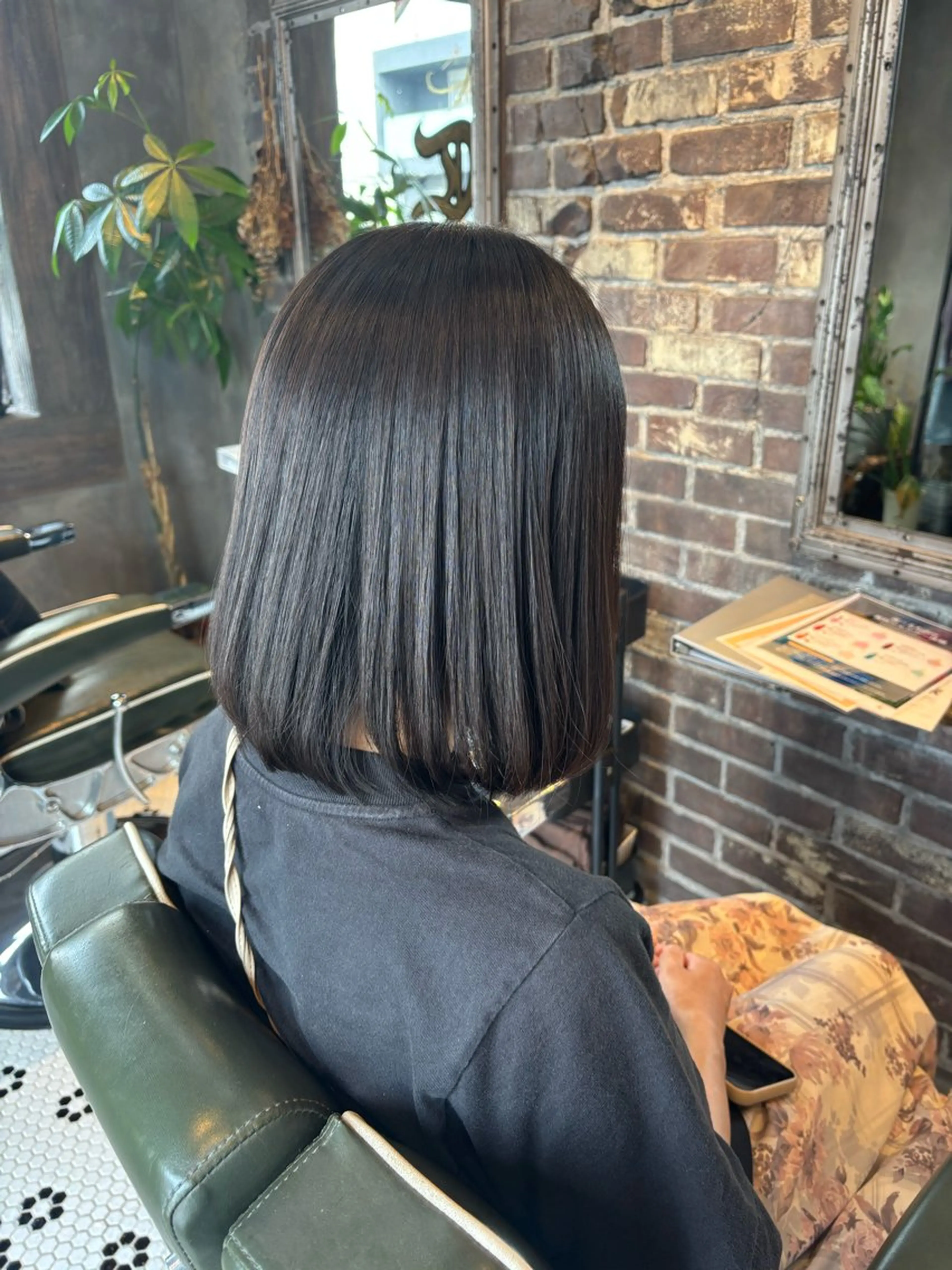 ミディアム 縮毛矯正 トリートメント ikii+D.Log大和八木駅前店所属・田中 綾乃のヘアスタイル