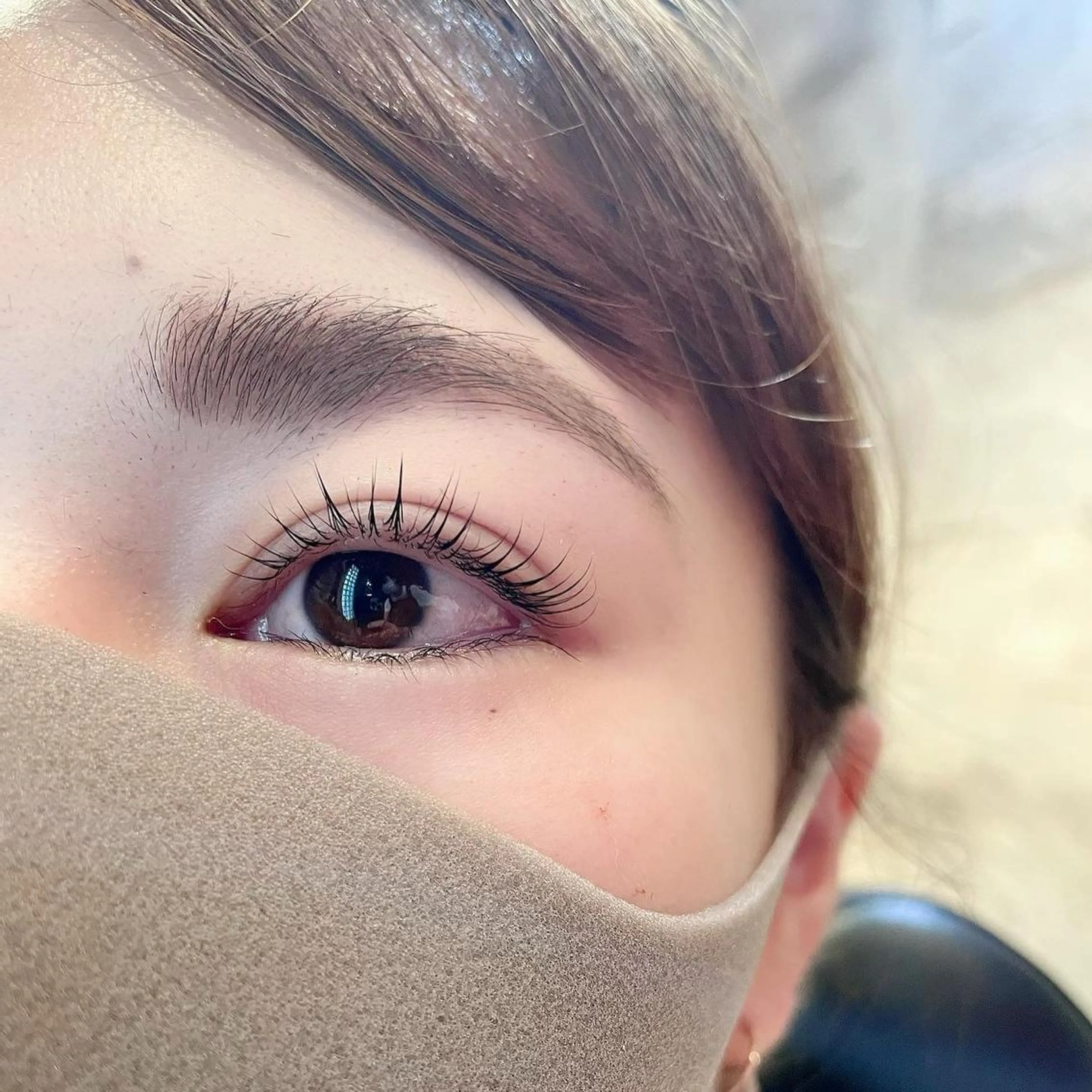 渋谷店オープン記念限定価格！ラッシュリフトと似合わせ眉カットのセット❣️の写真