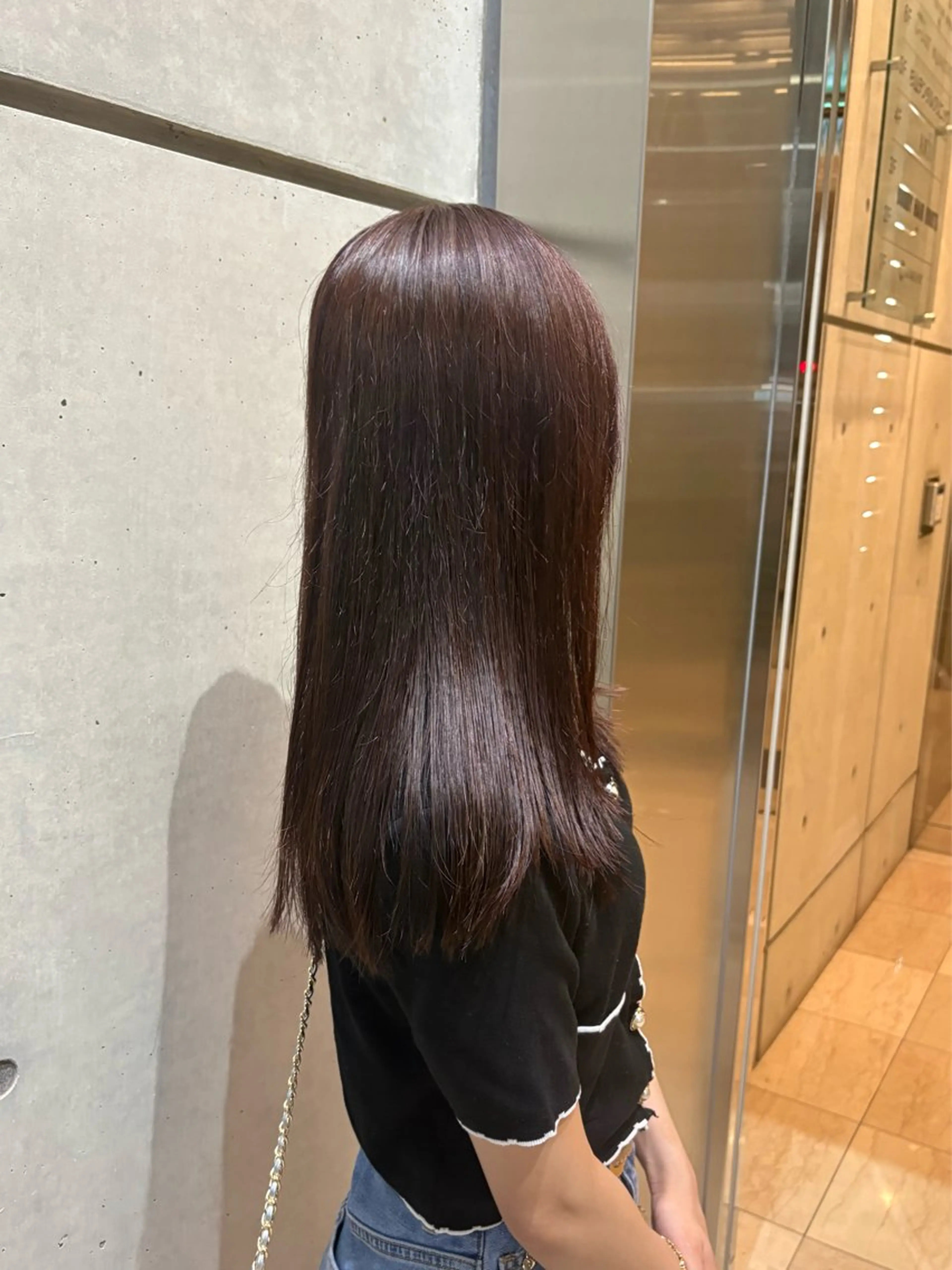 ロング カラー ブリーチカラーモデル ダブルカラー✨ななほのヘアスタイル