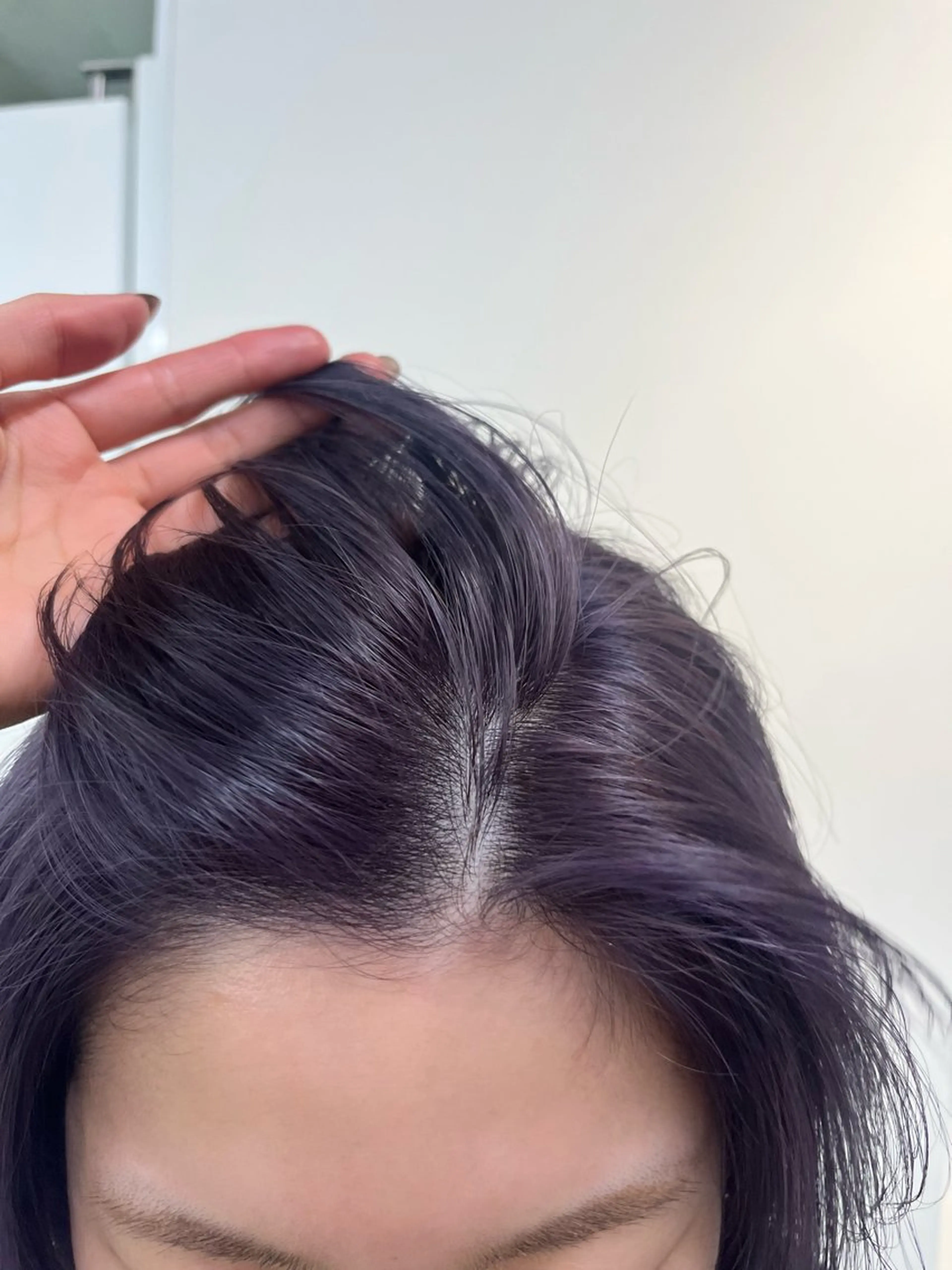 カラー ブリーチ バイオレットカラー ヘアカラー 【sica】 レナのヘアスタイル