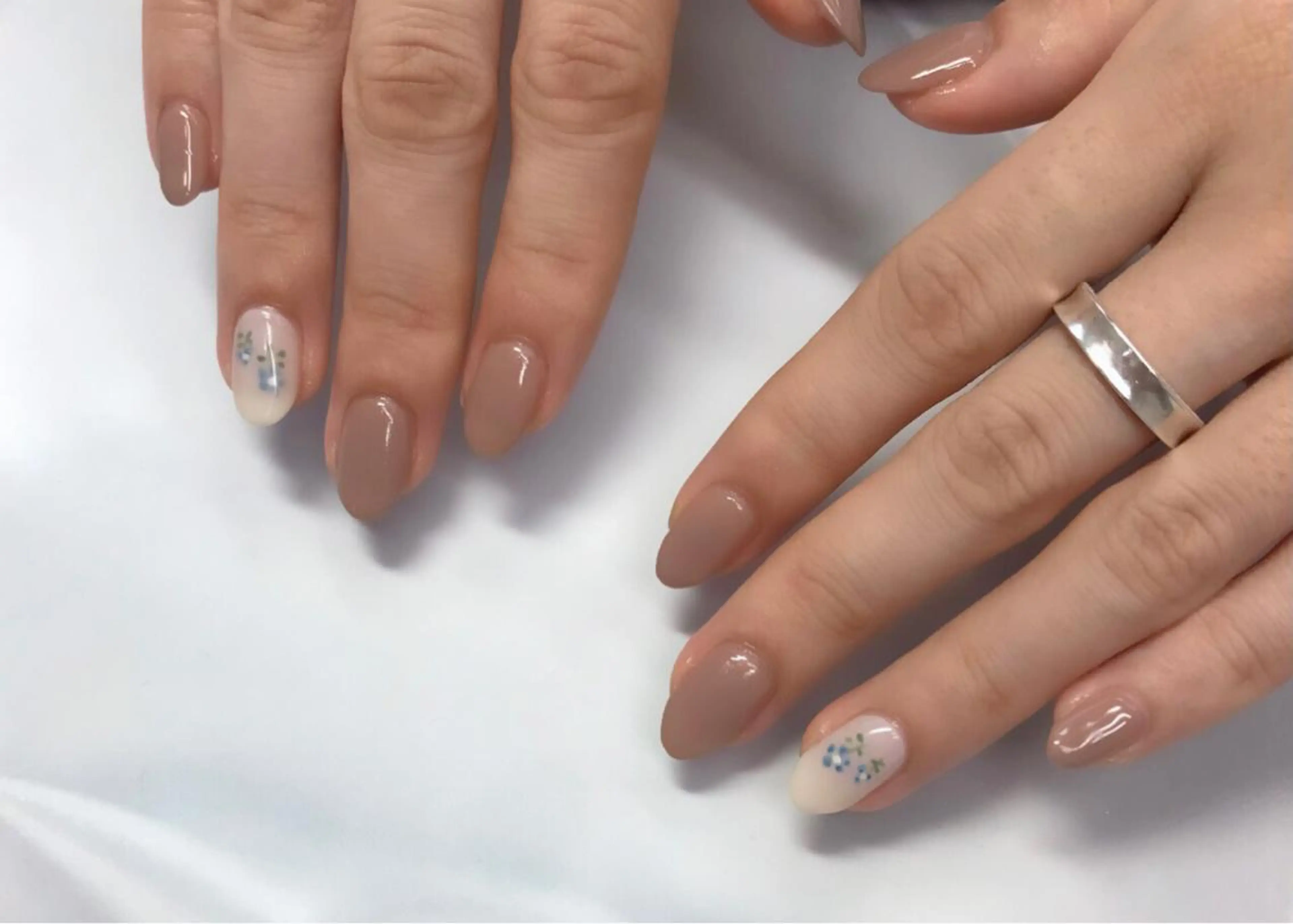 ネイル ブルー ハンドネイル ショートネイル. Home sweetのネイルデザイン