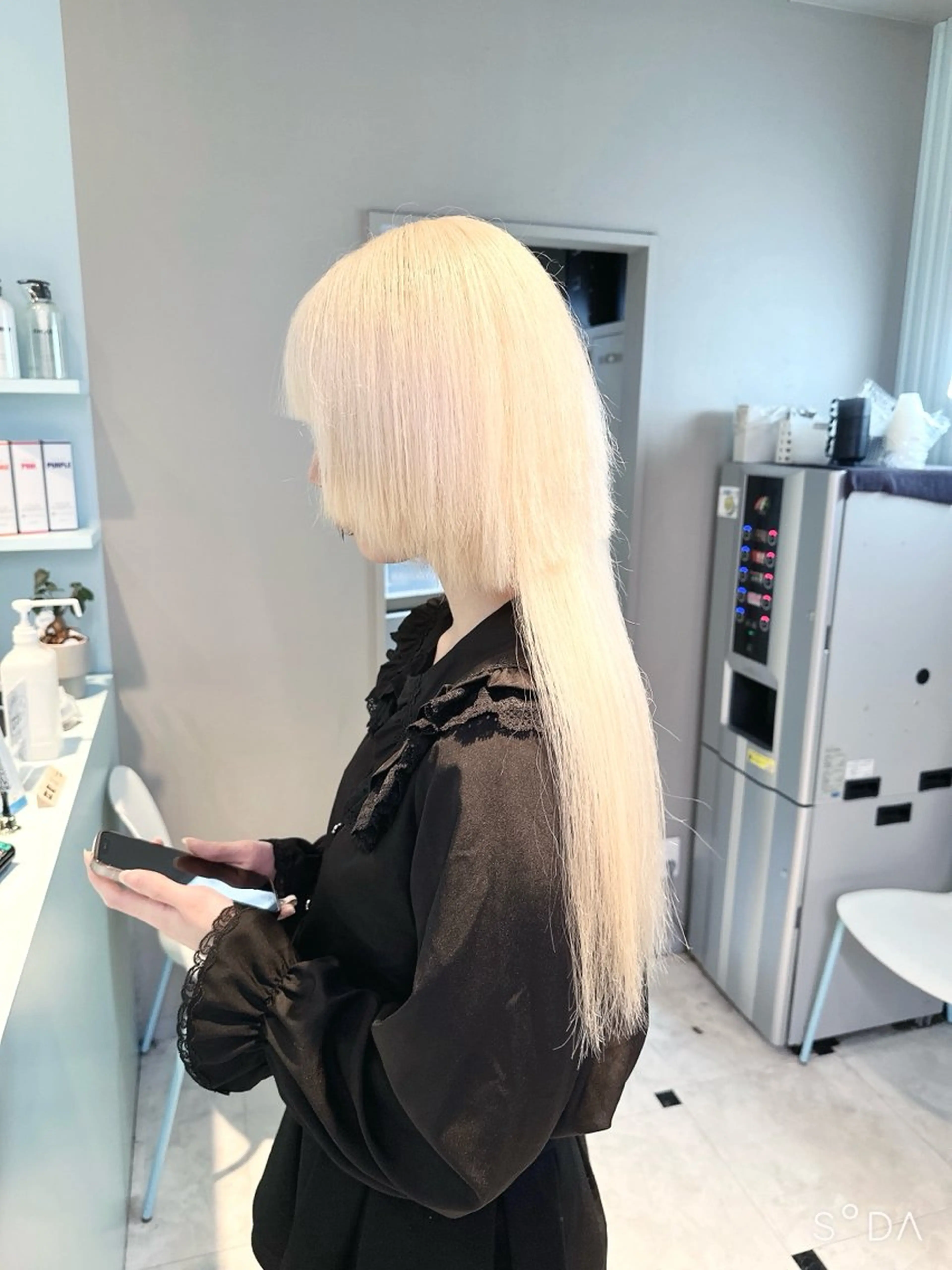 ロング カラー ヘアカラー ヘッドスパ ヘアセット 🪄池袋ハイトーン 🪄ブリーチカラーのヘアスタイル