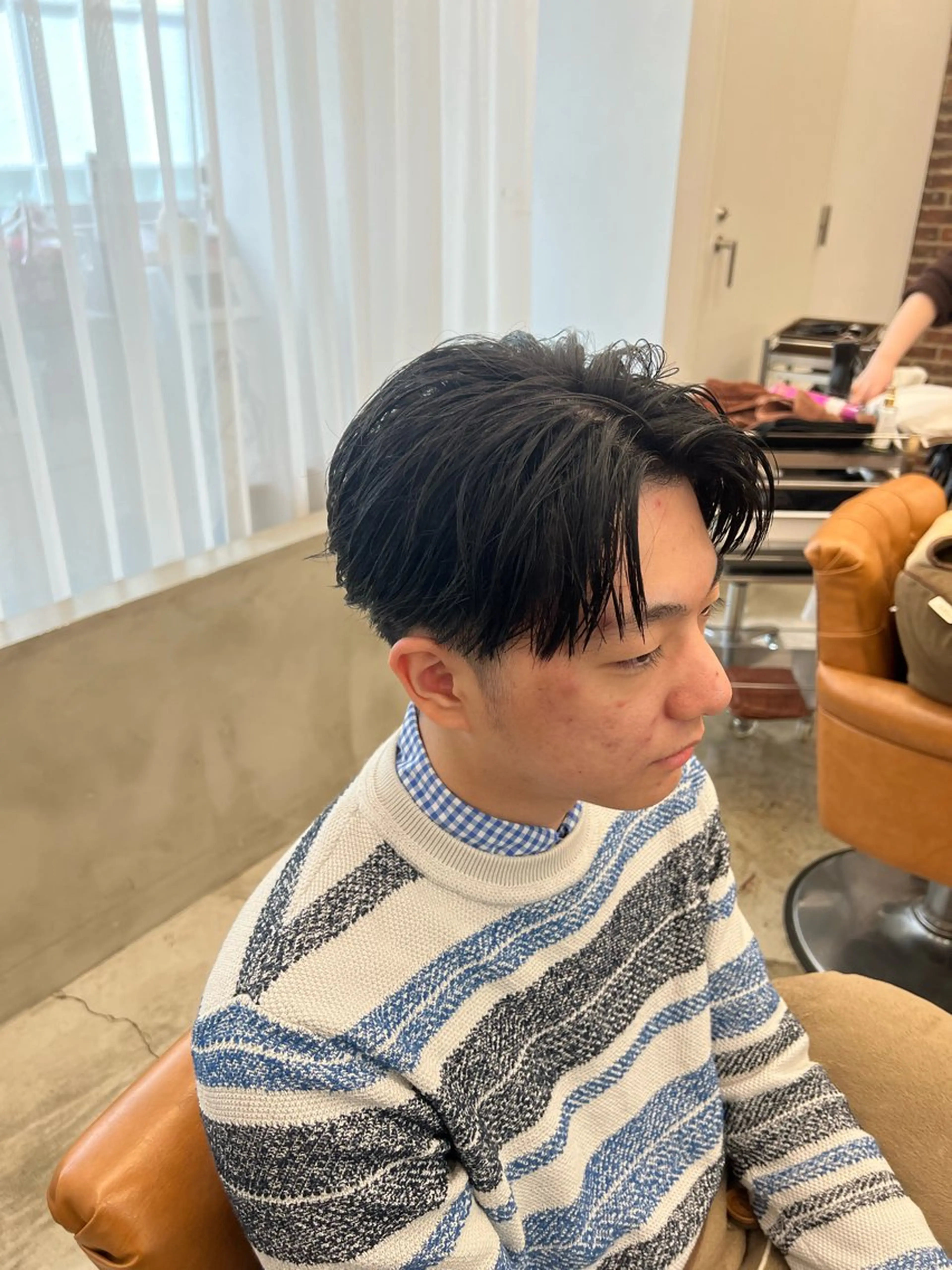 ショート カット ヘアセット 山野愛子美容室　銀座店所属・tomoメンズ特化 /パーマ/カットのヘアスタイル