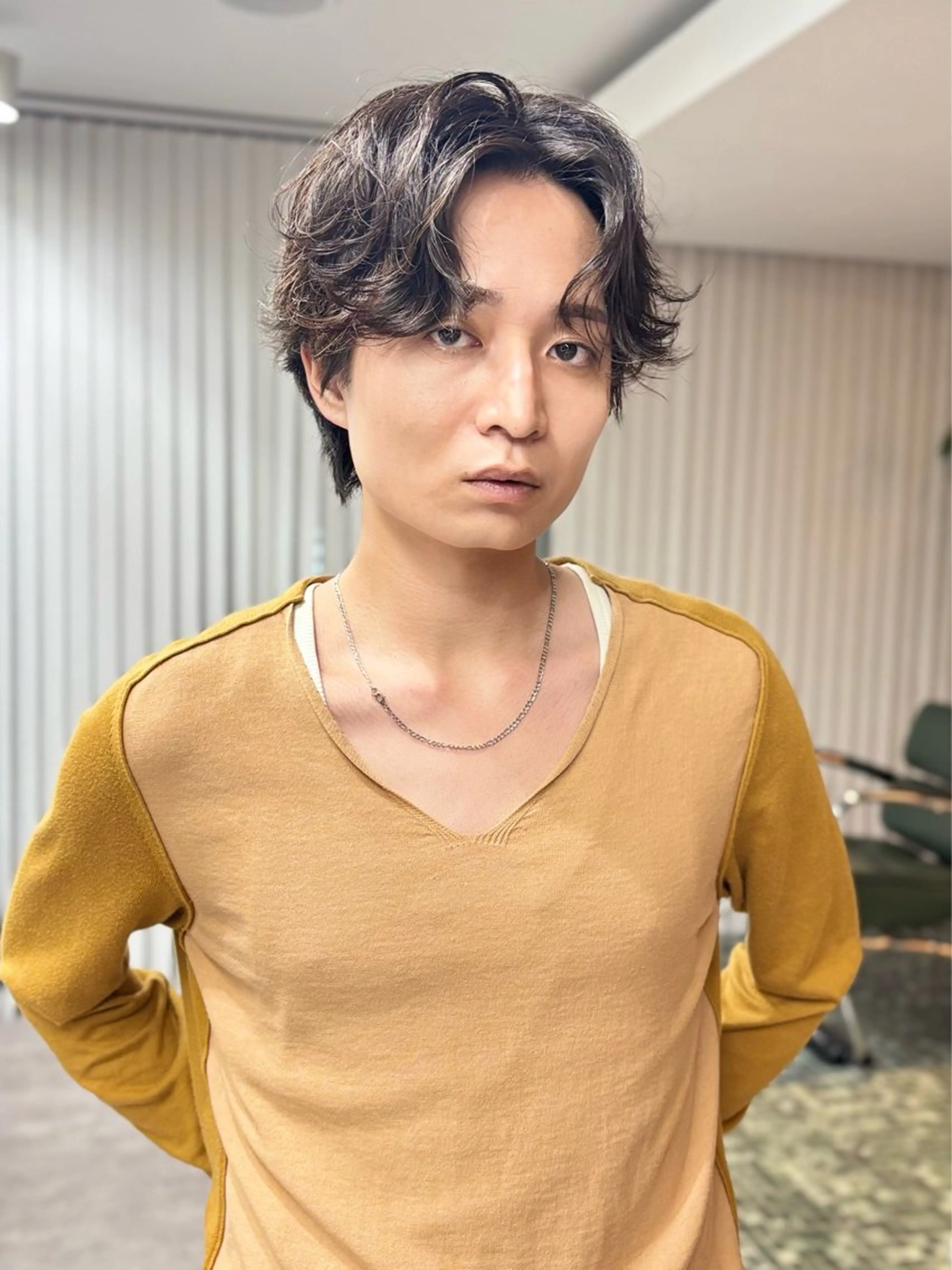 似合わせメンズカット+パーマ+ダメージレストリートメント✨(U24男性限定)の写真