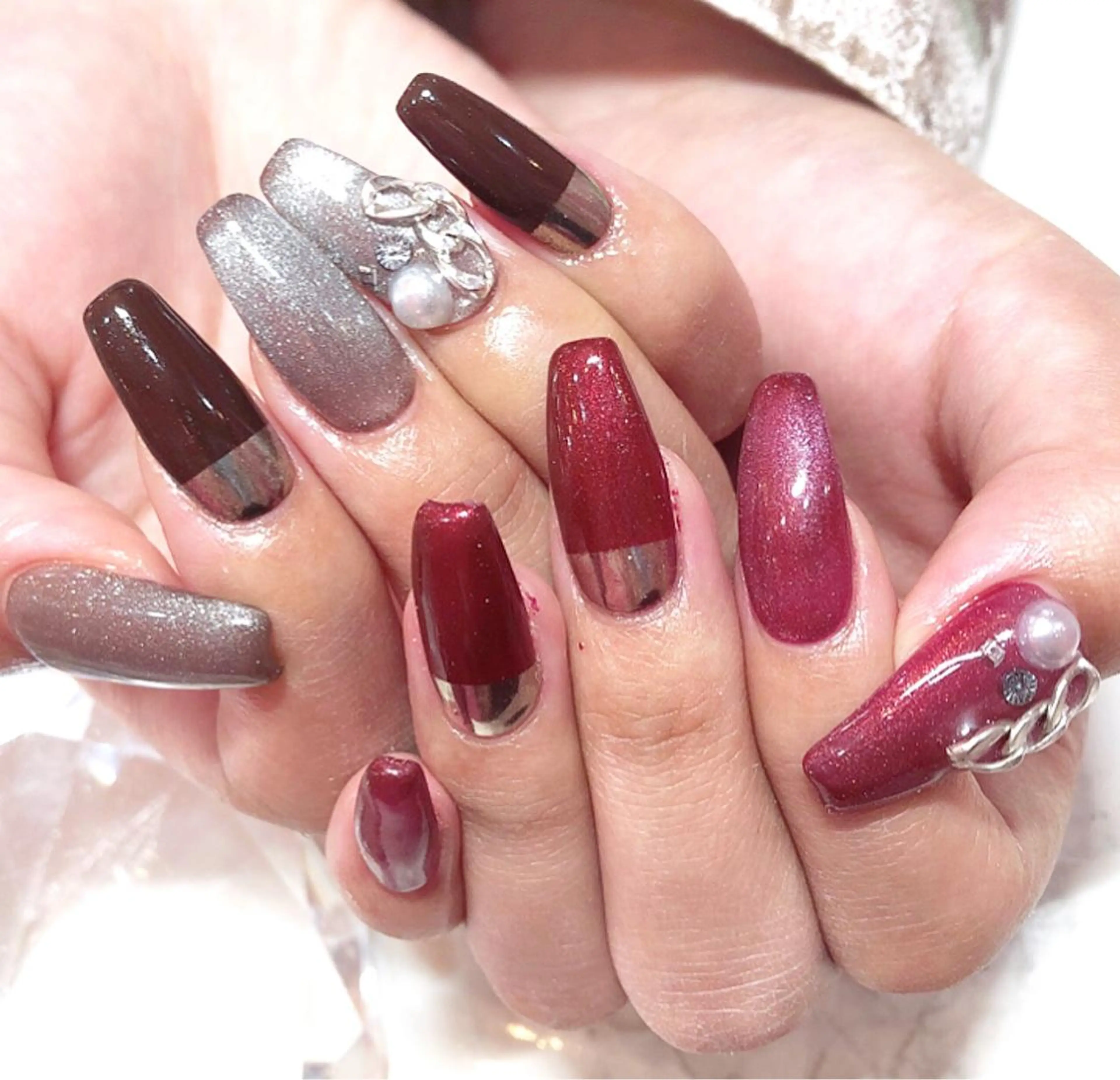 ロング カラー メンズ キッズ ネイル NAILSGOGO shibuyaのネイルデザイン