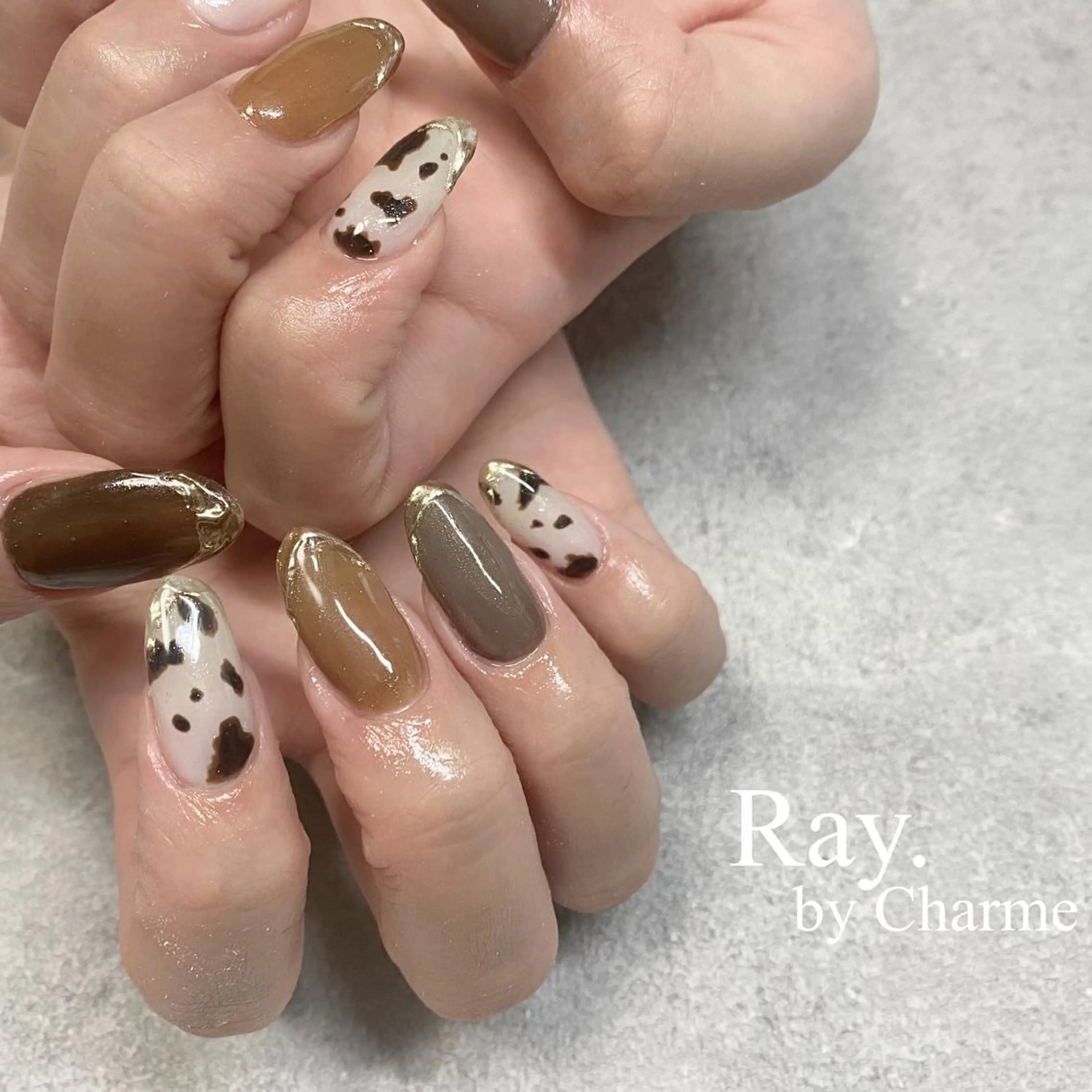 ネイル Ray. /綺麗目ニュアンスのネイルデザイン