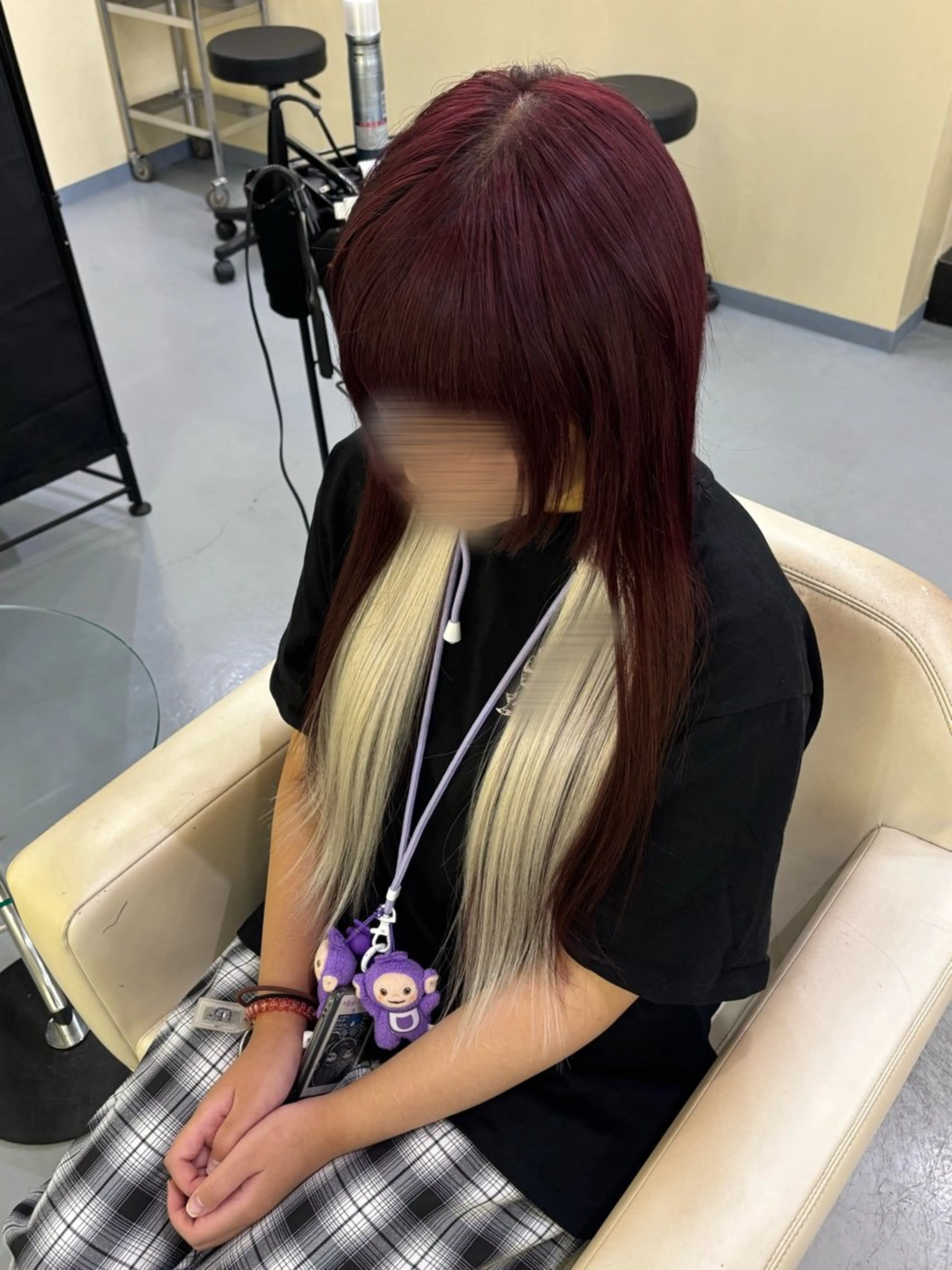 エクステ ハイトーン YONIのヘアスタイル