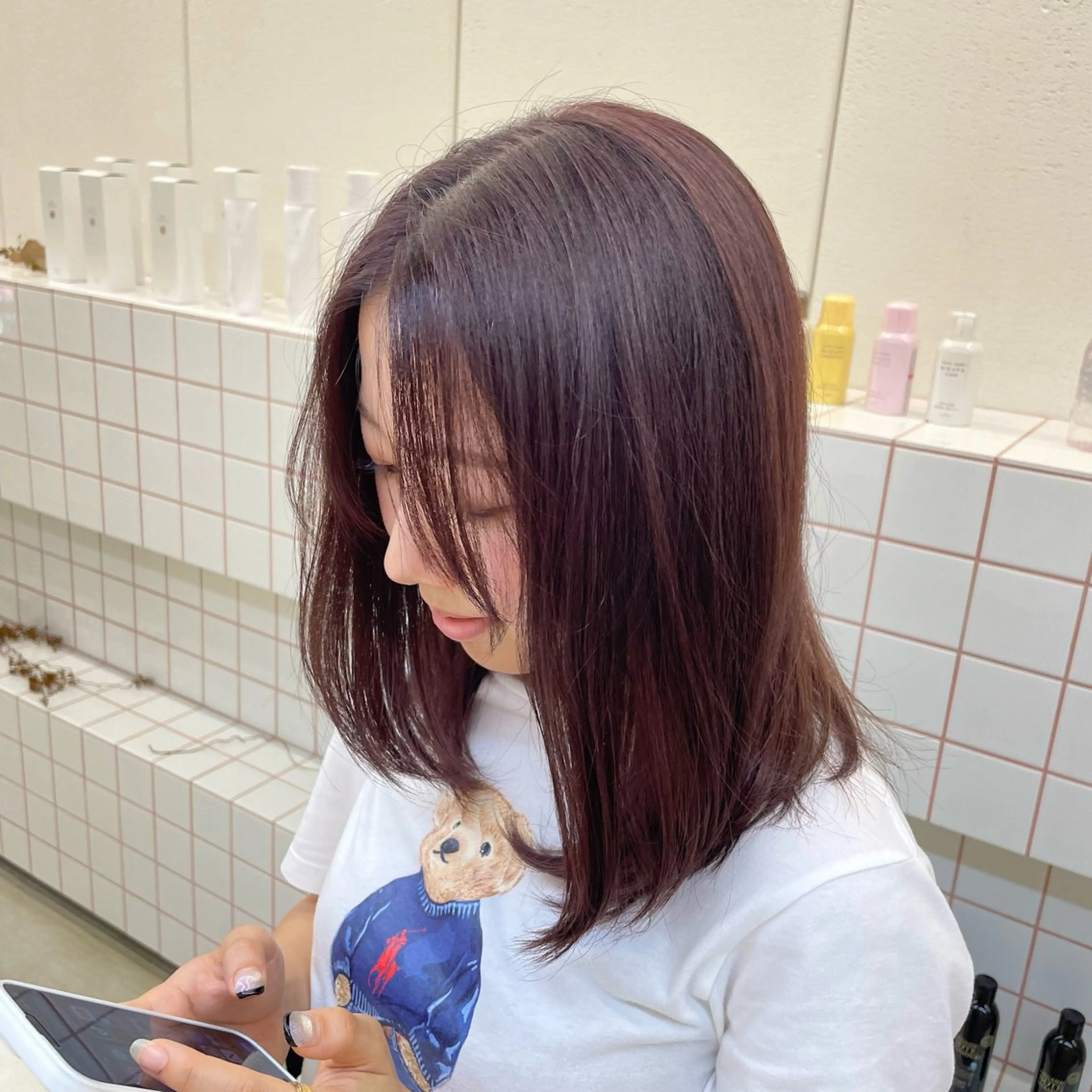カラー 🪷花屋併設🪷 山下悠月のヘアスタイル