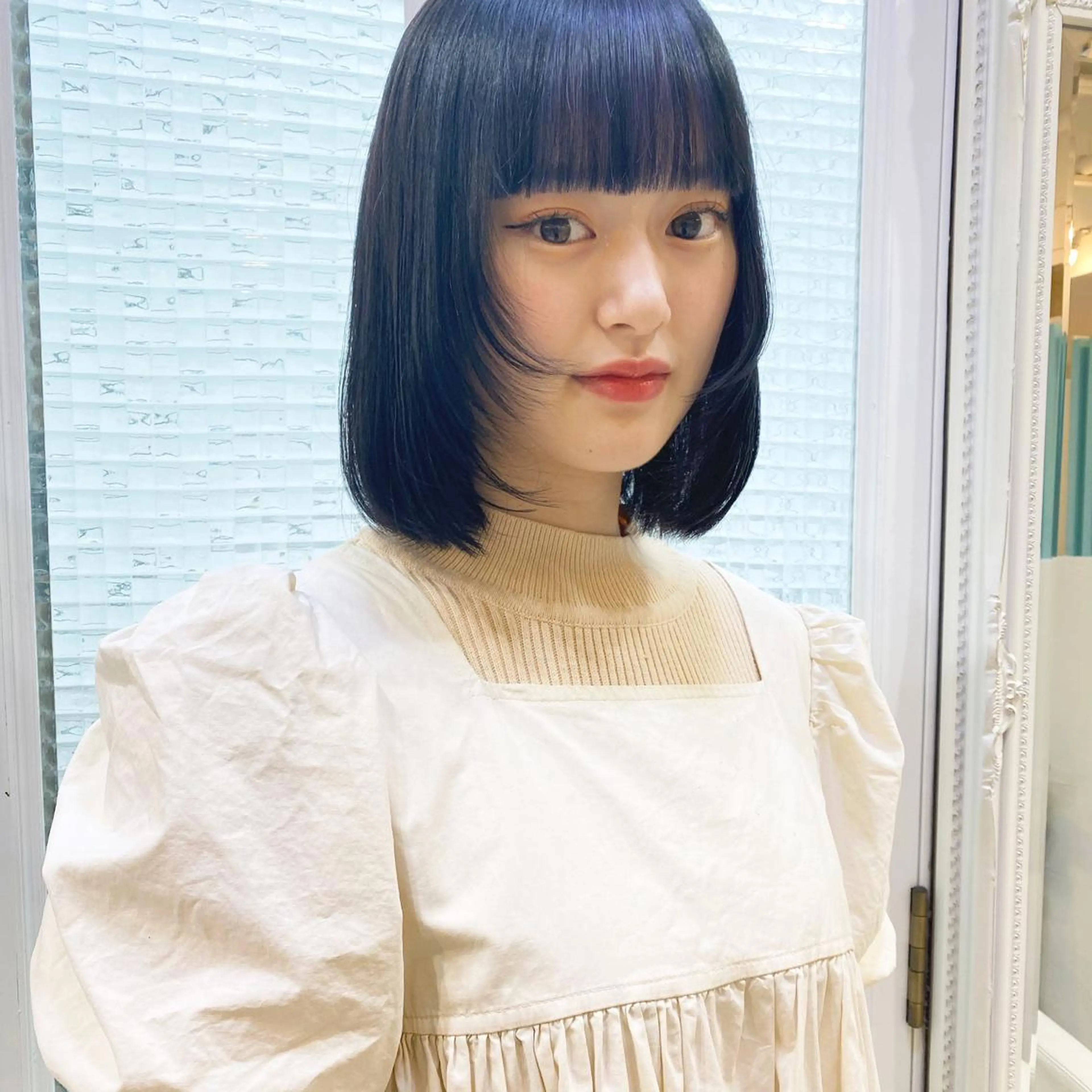 ショート カラー ヘアアレンジ マツエク・マツパ アイブロウ ボブ カット ヘアカラー トリートメント Noah's　Ark所属・透明感カラー🫧ヘア セット🫧松本菜月の眉毛・アイブロウイメージ