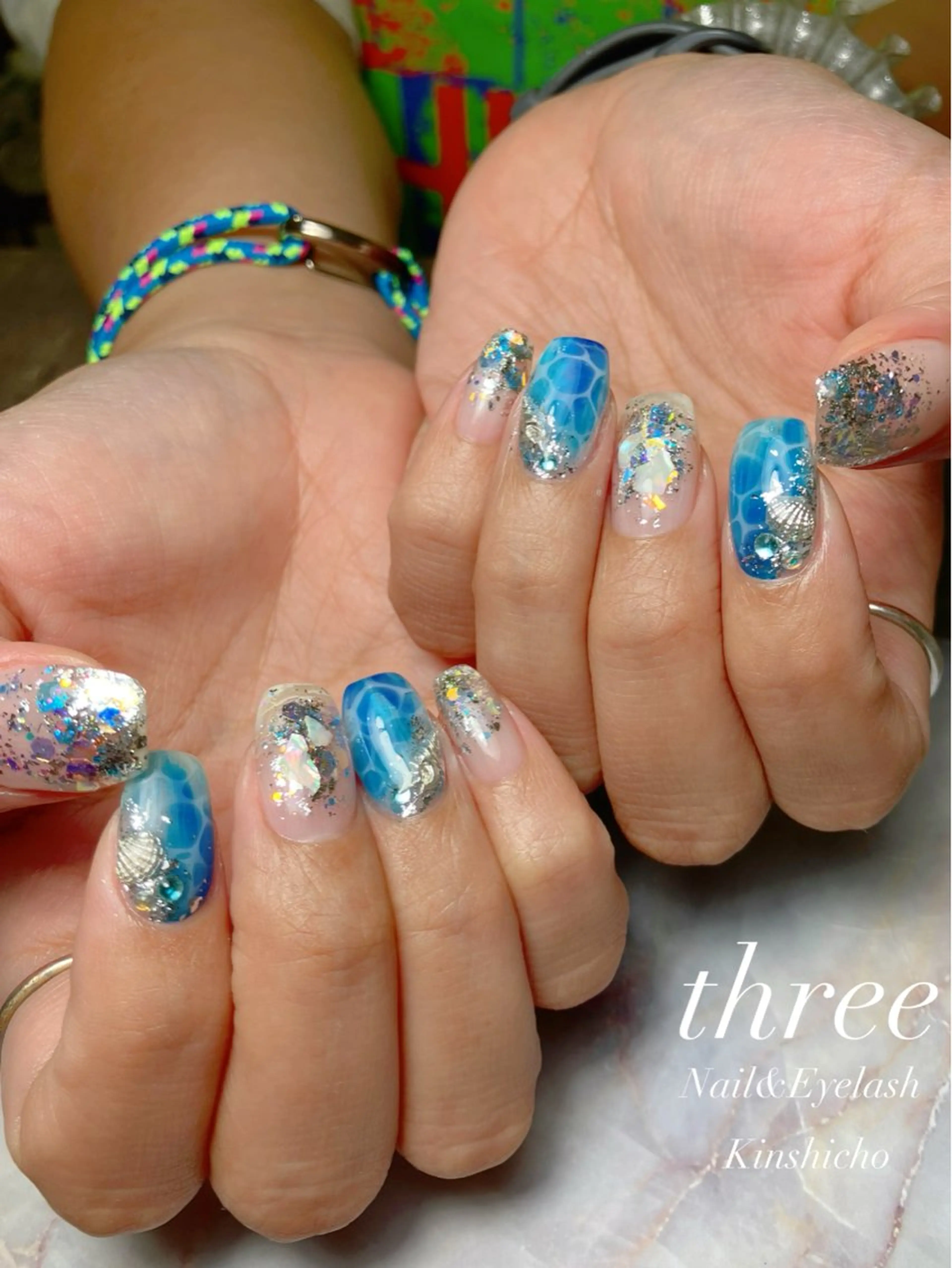 ネイル ハンドネイル three Nail&Eyeのネイルデザイン