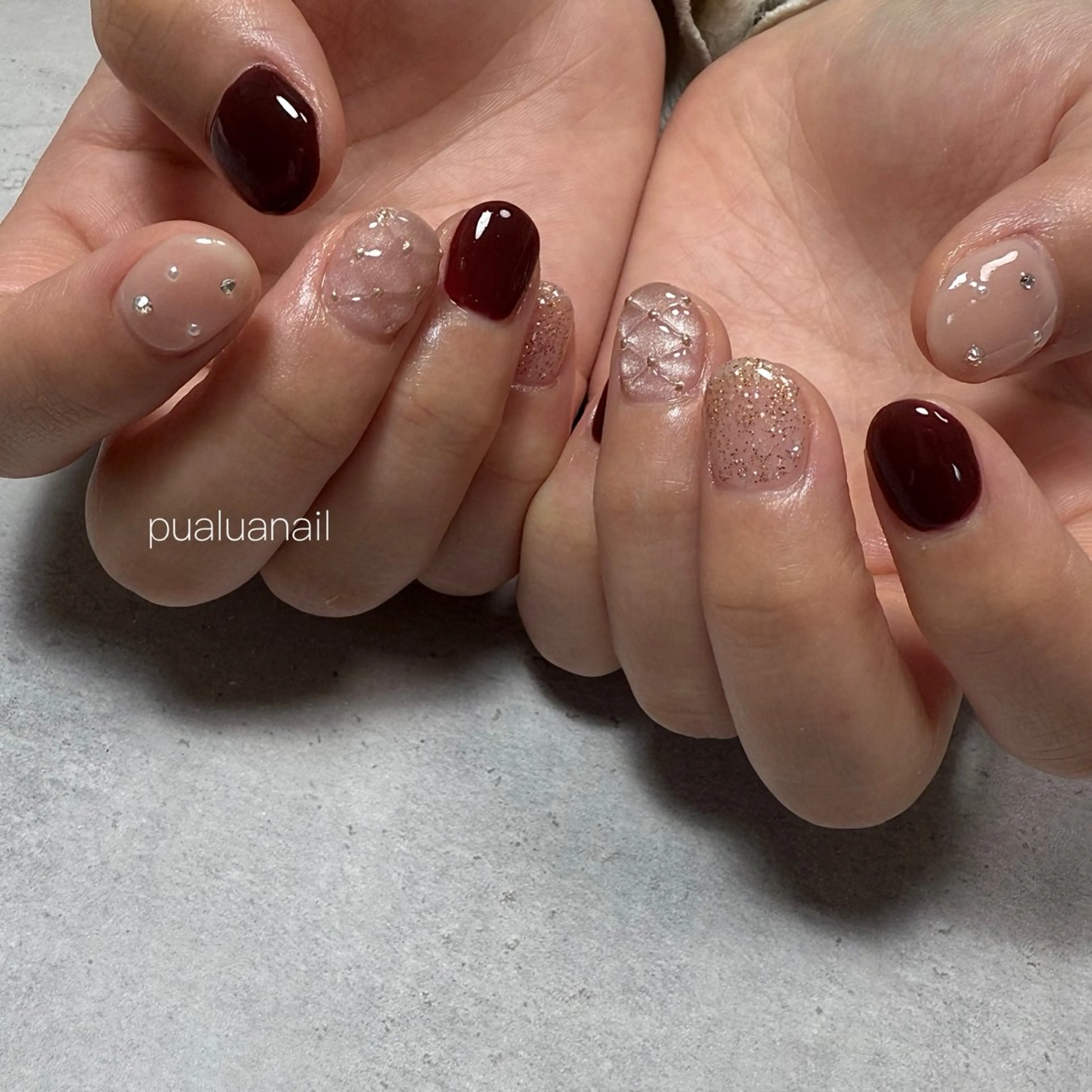 ネイル ハンドネイル pualua miharuのネイルデザイン