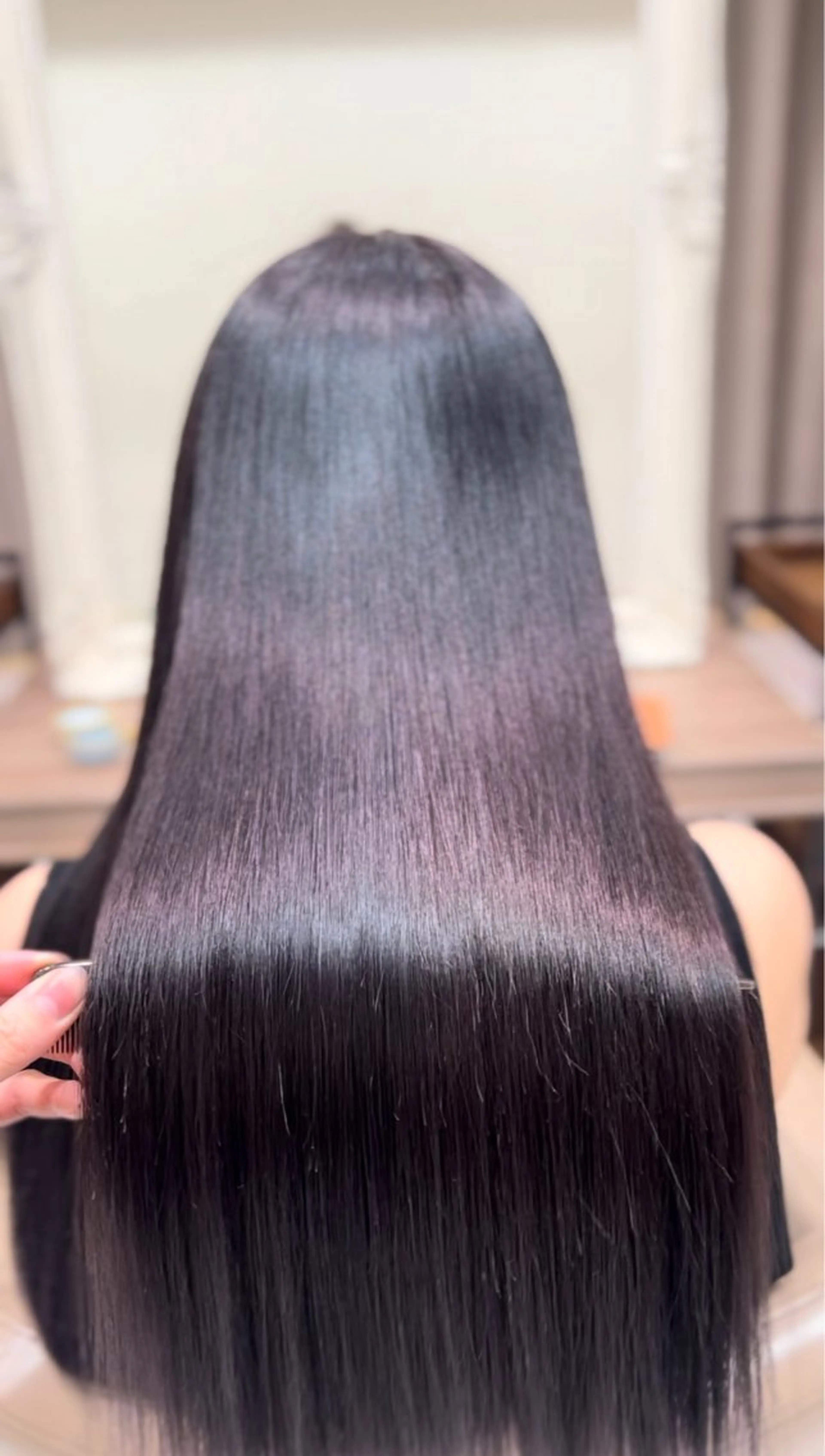 ロング カラー パーマ 艶髪透明感🫧/ひか カットモデル募集✂︎のヘアスタイル