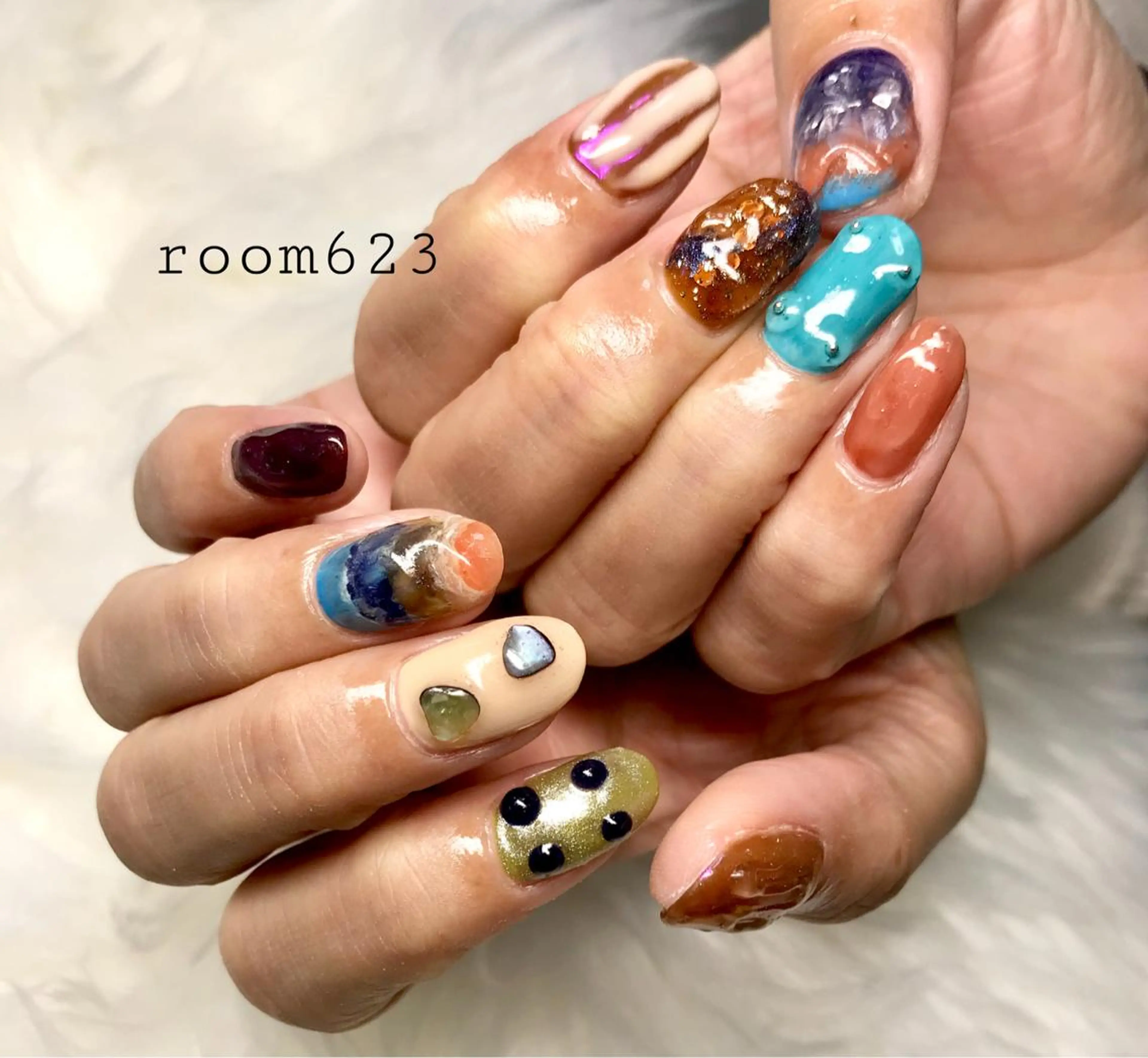 ネイル 青山ルーム735 yukiのネイルデザイン
