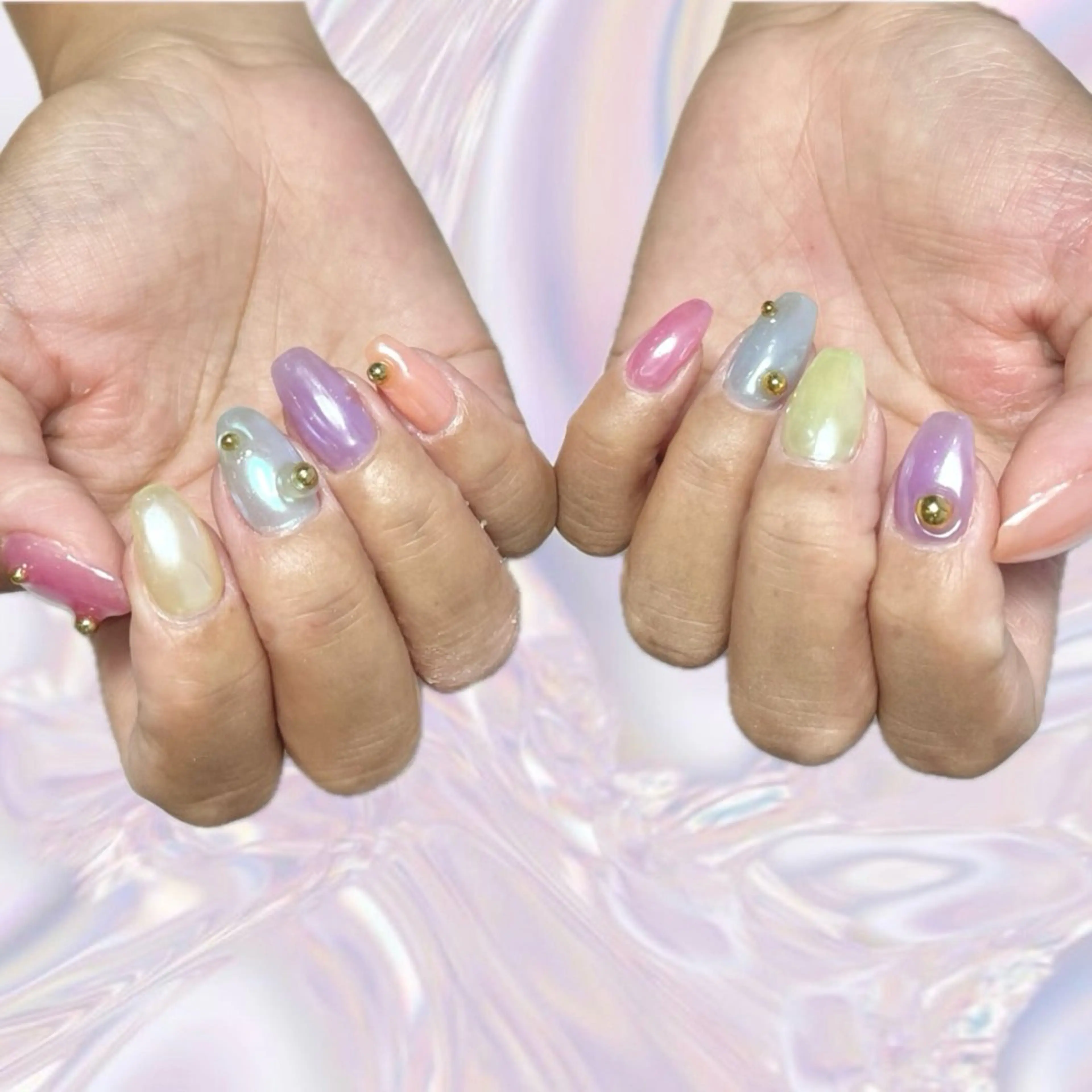 ネイル パステルネイル LIFE miyuのネイルデザイン