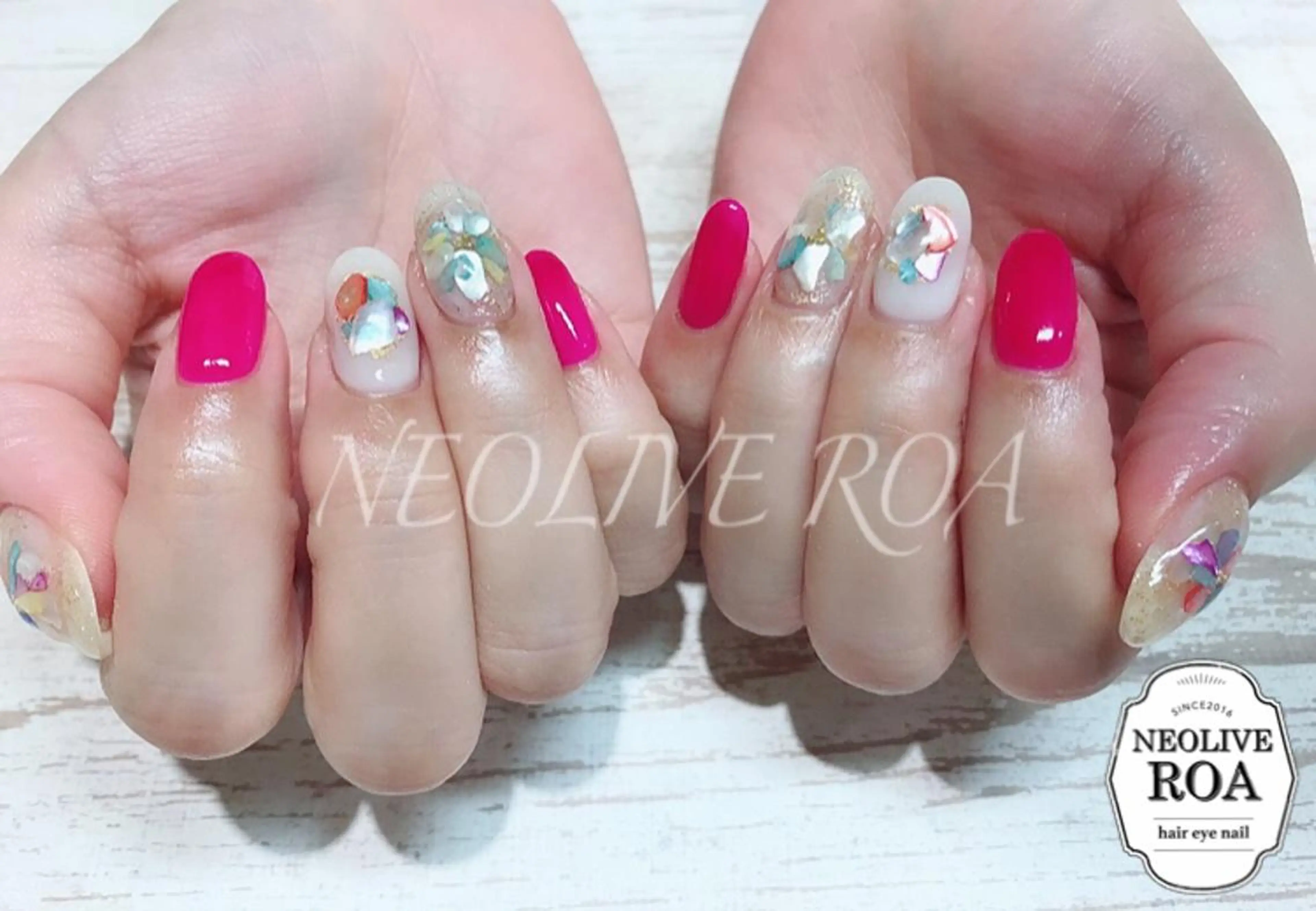 ネイル フラワーネイル ストーンネイル Nail by selen所属・Nail by selenのネイルデザイン