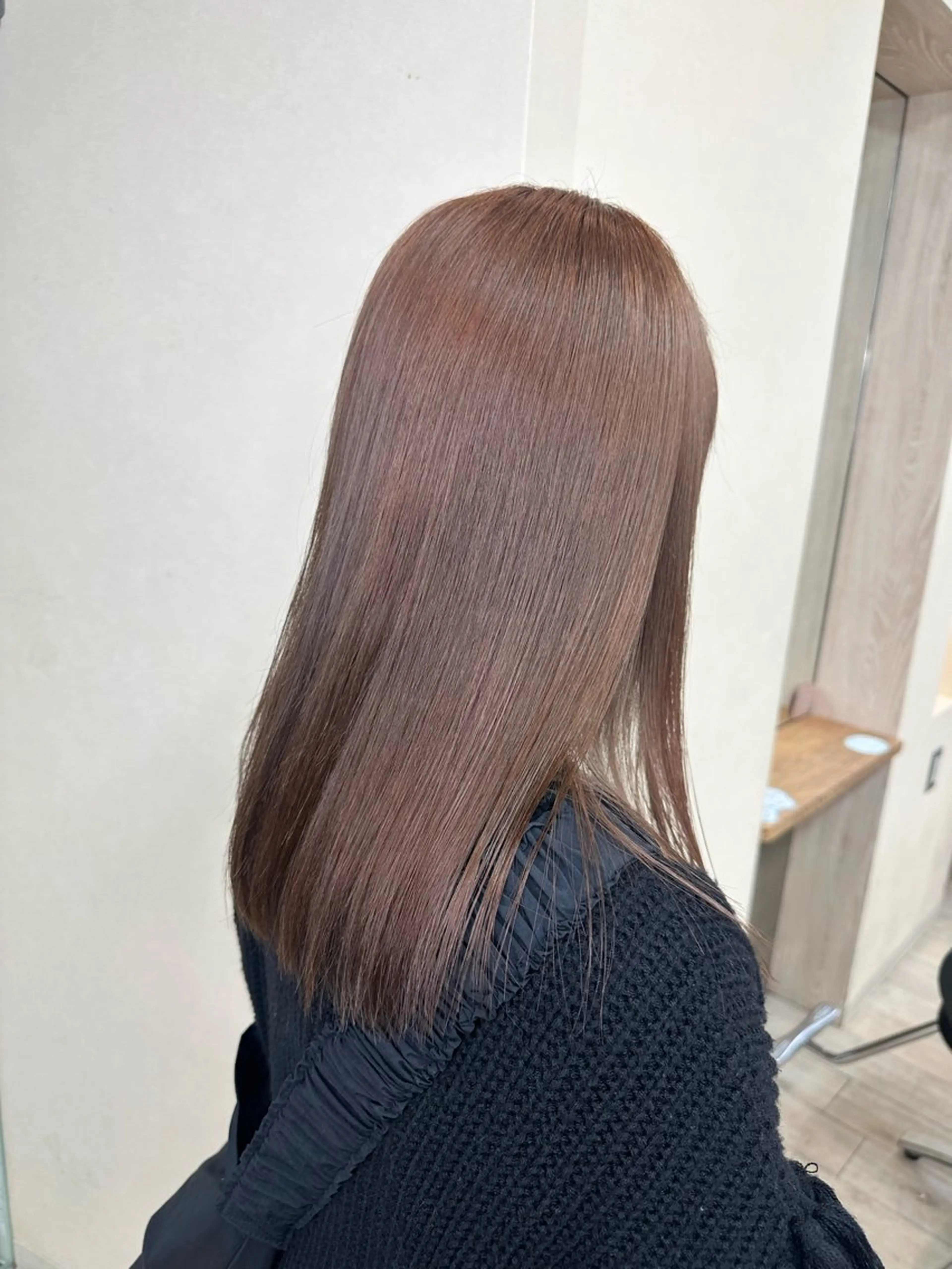 ロング カラー ベージュカラー ブリーチ ブラウンカラー ブリーチなしカラー トリートメント 髪質改善/レイヤー/ 艶髪🎀ayaneのヘアスタイル