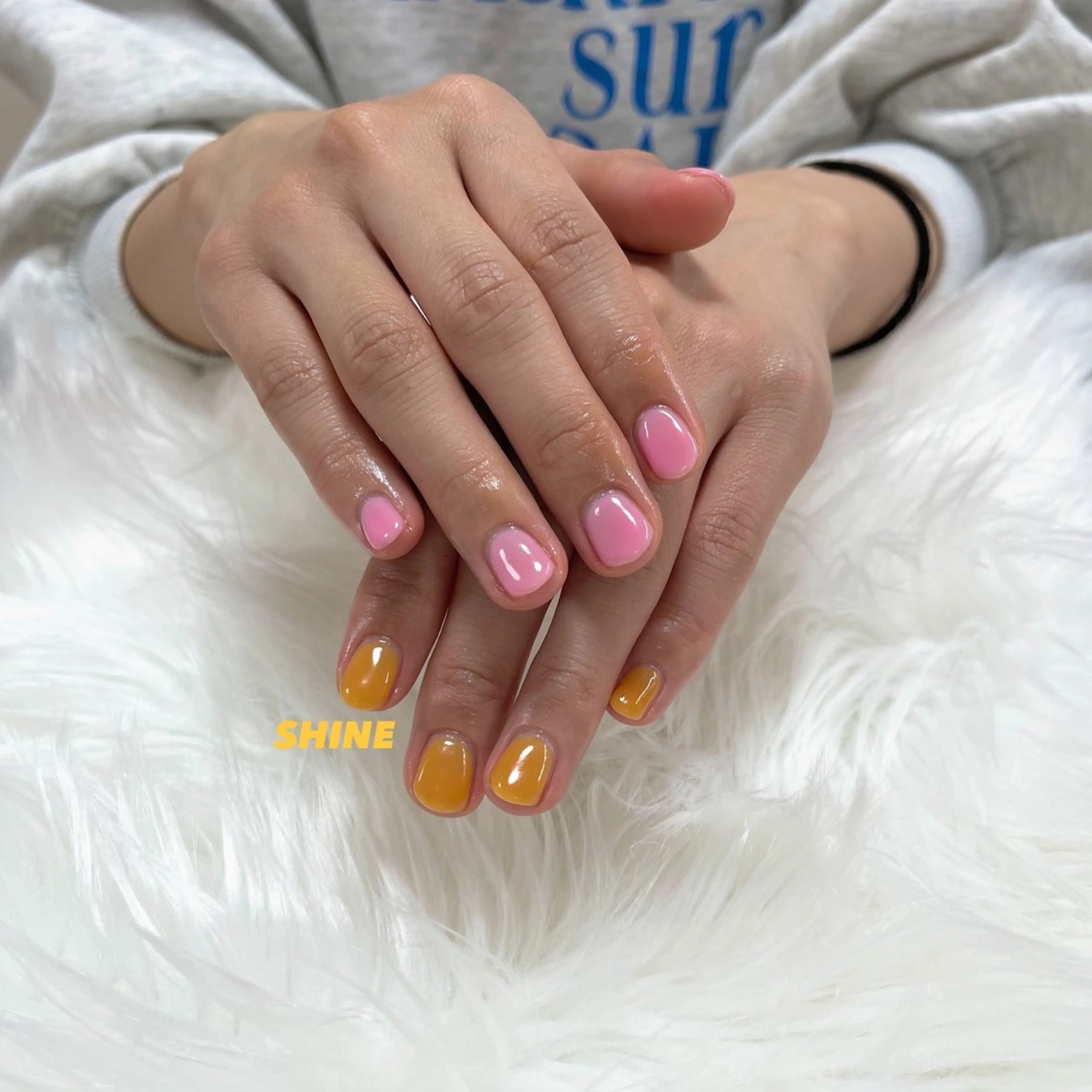 ネイル ワンカラーネイル ハンドネイル SHINE nail salonのネイルデザイン