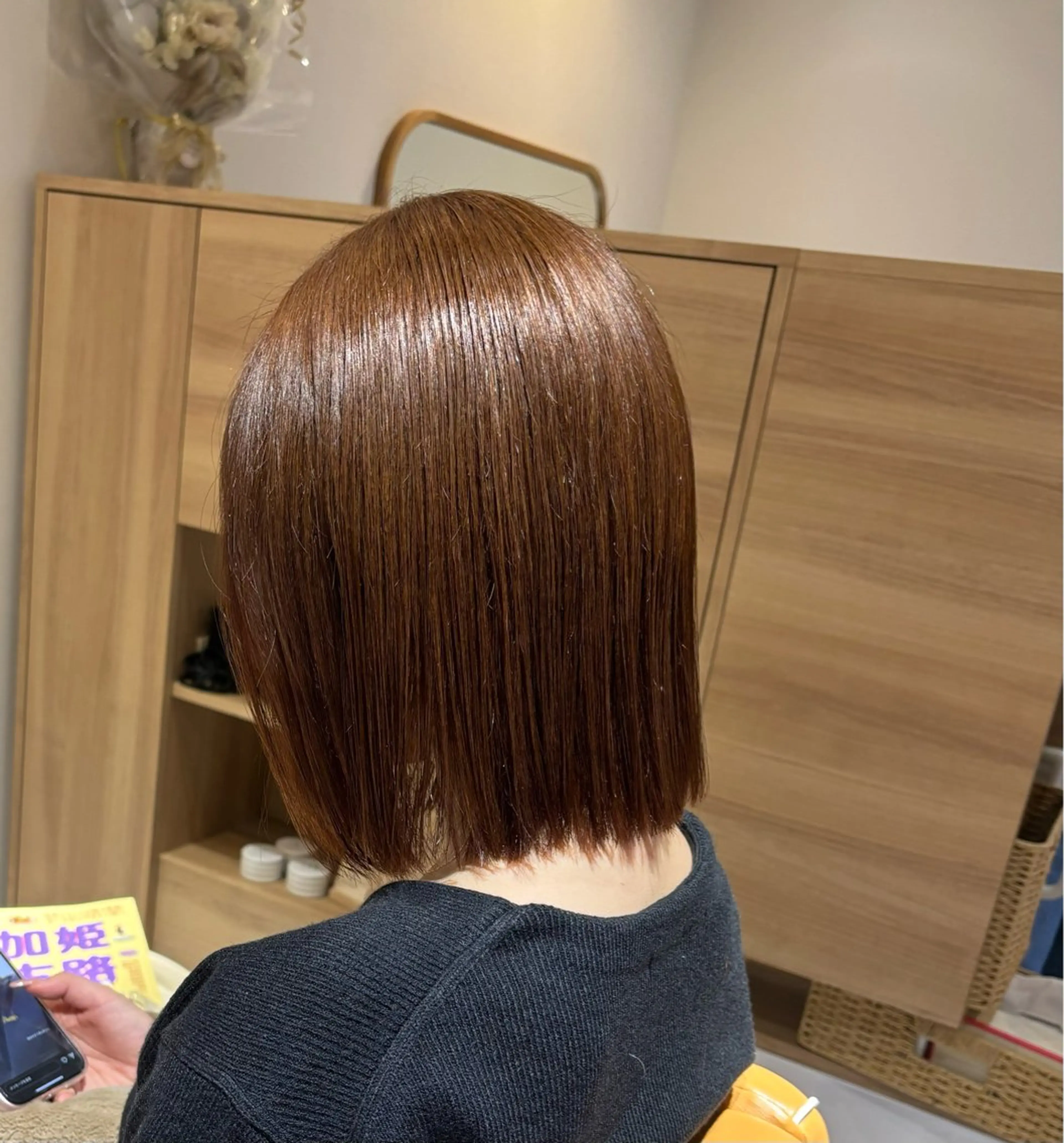 ミディアム ボブ mile所属・mile 〔東二見〕のヘアスタイル