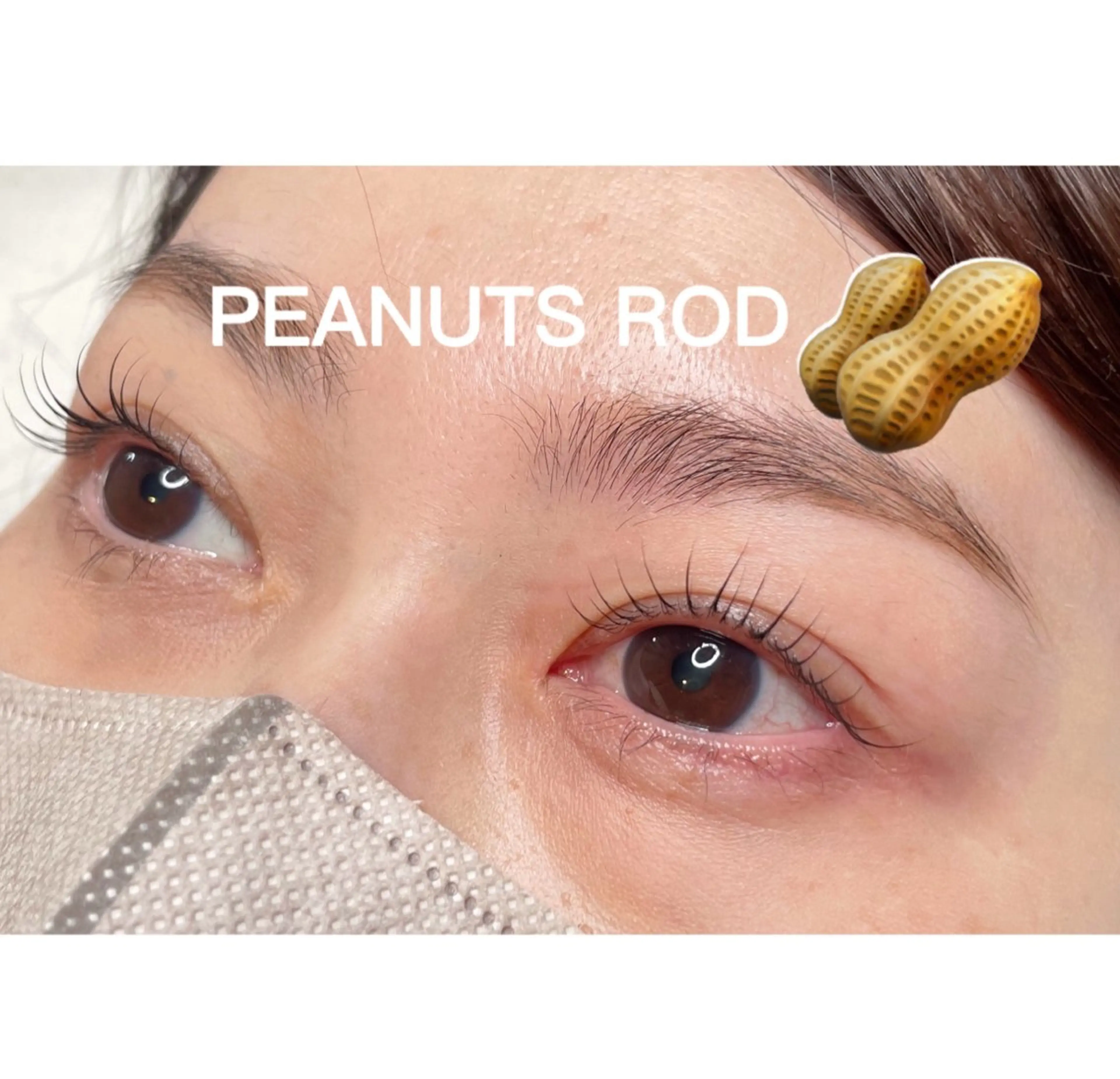 マツエク・マツパ パリジェンヌラッシュリフト 一重×まつ毛パーマ ma riのネイルデザイン