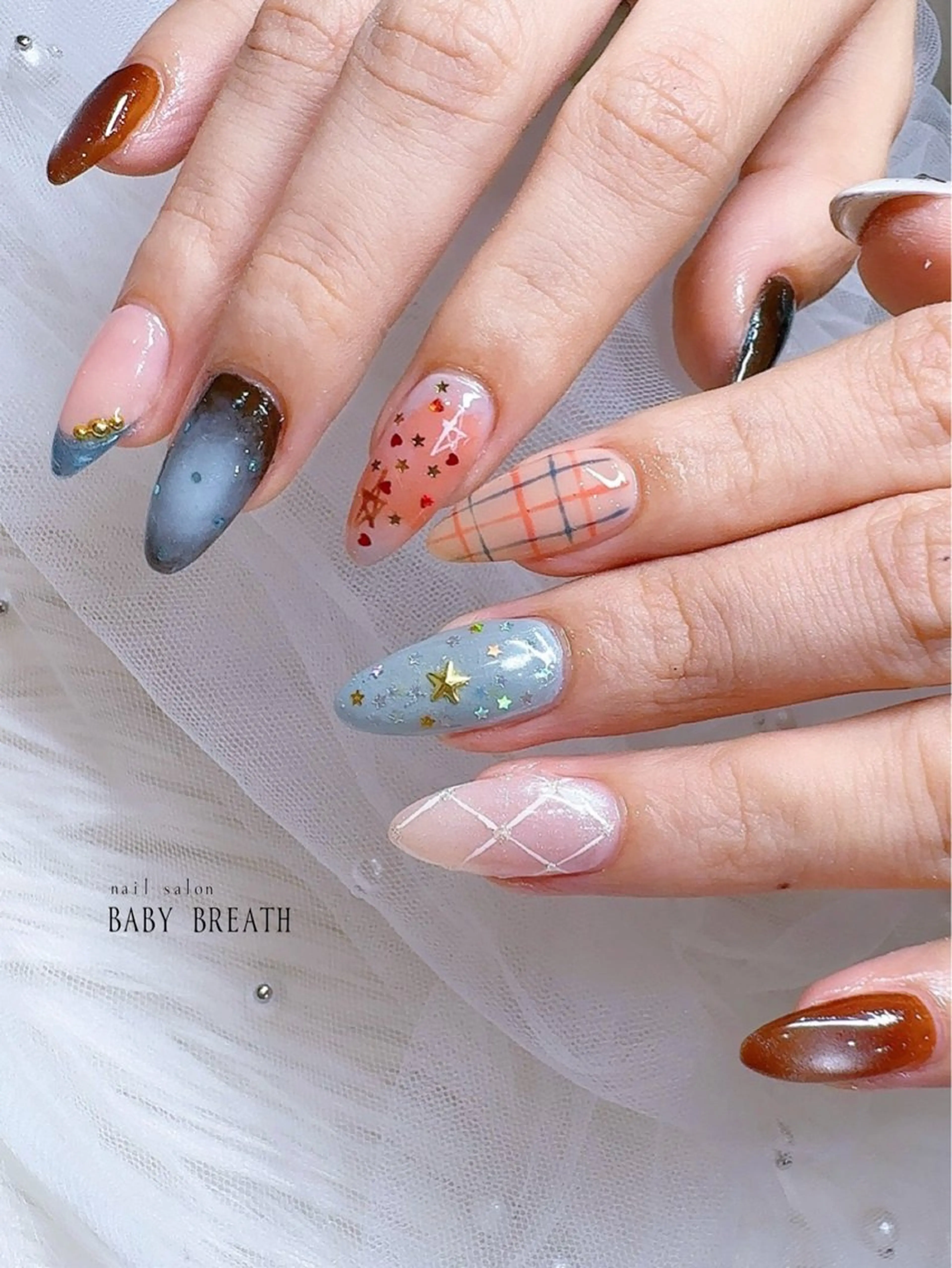 【ハンドネイル】持込デザインOK◎オフ込110分アートし放題＋パーツつけ放題の写真