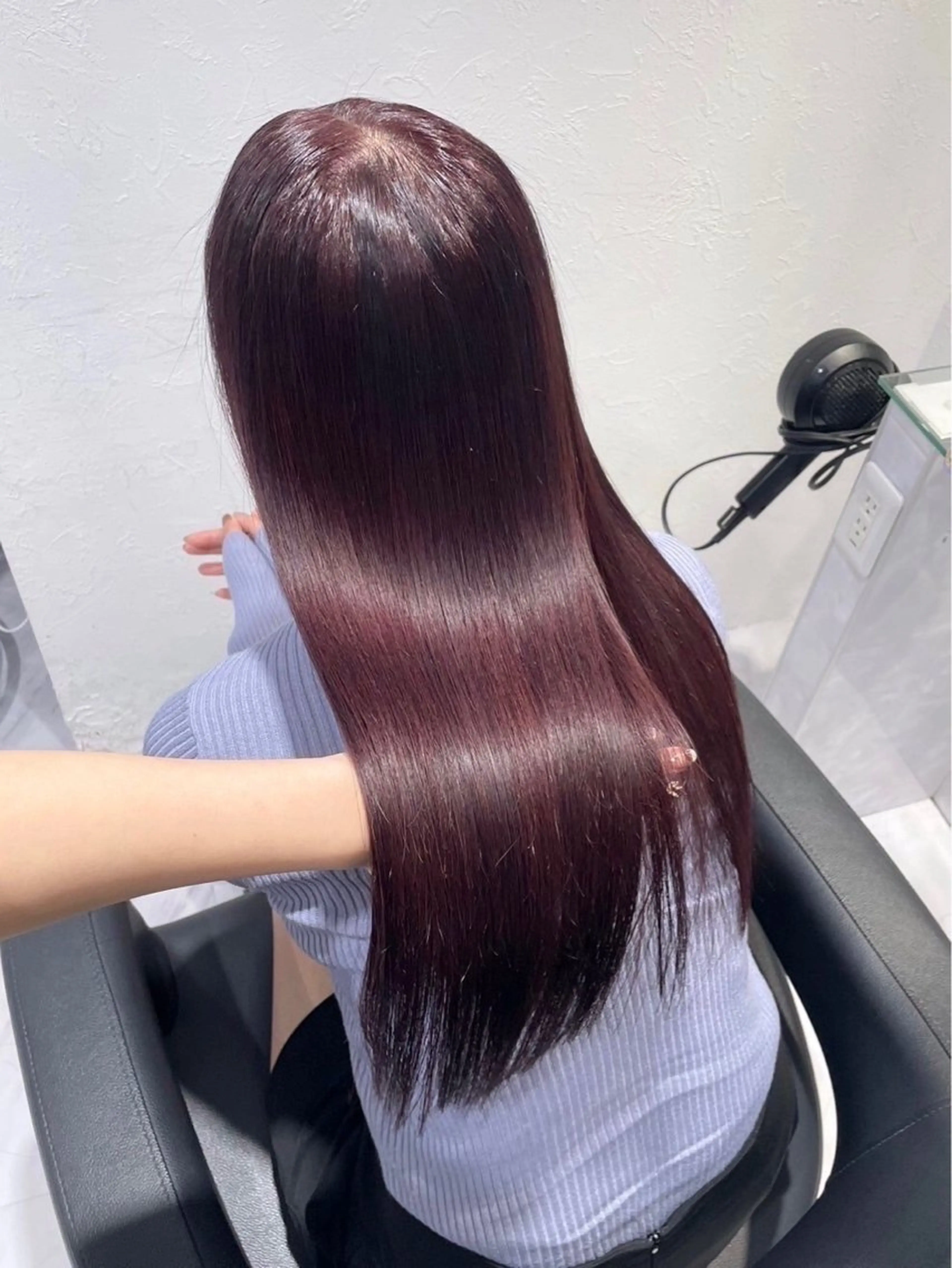 ロング カラー ブリーチ ダブルカラー ラベンダーカラー ブリーチなしカラー ピンクカラー 大人上品ベージュ 🎀HARUNAのヘアスタイル