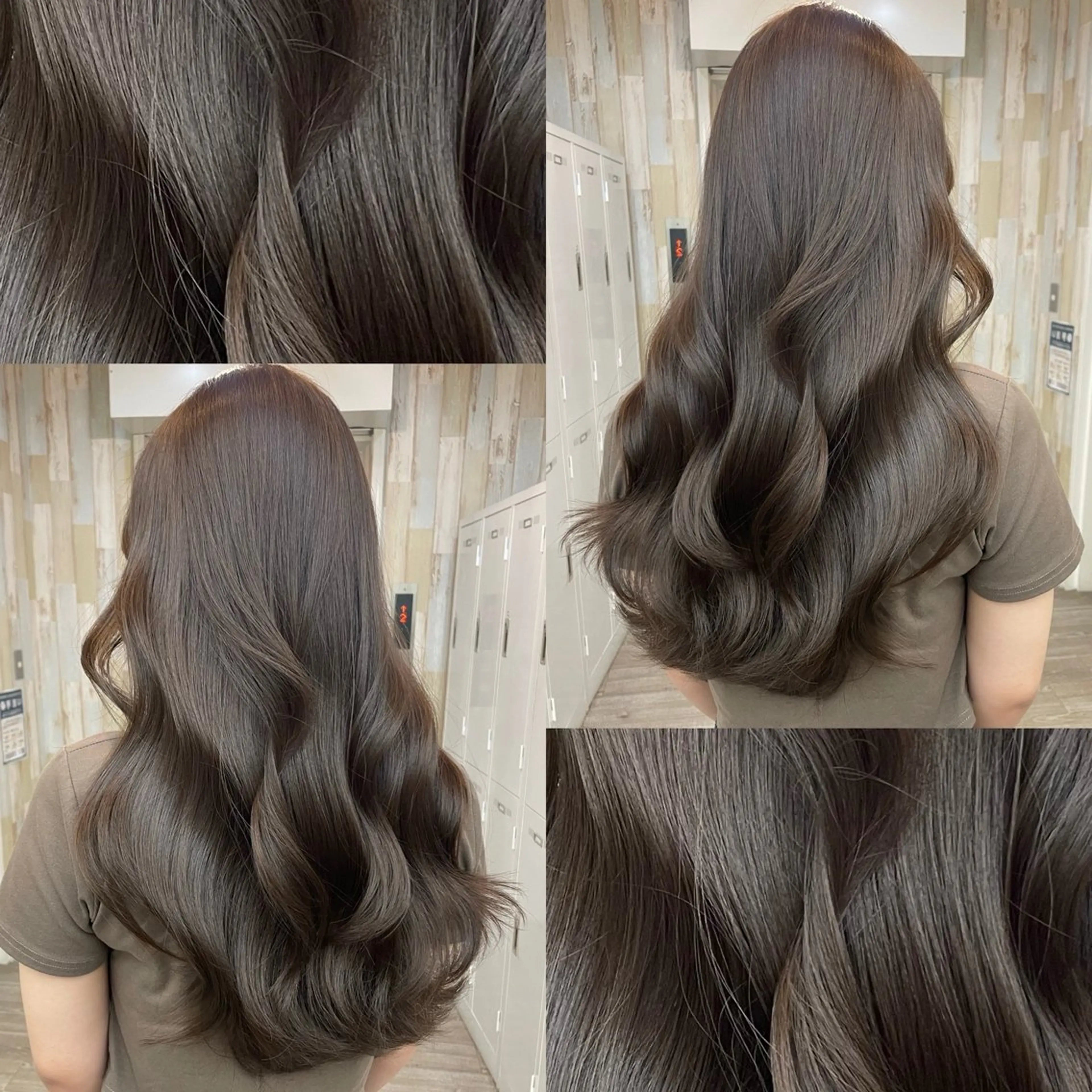 セミロング カラー カット ヘアカラー トリートメント HIKARU副店長/ ✨️髪質改善のヘアスタイル