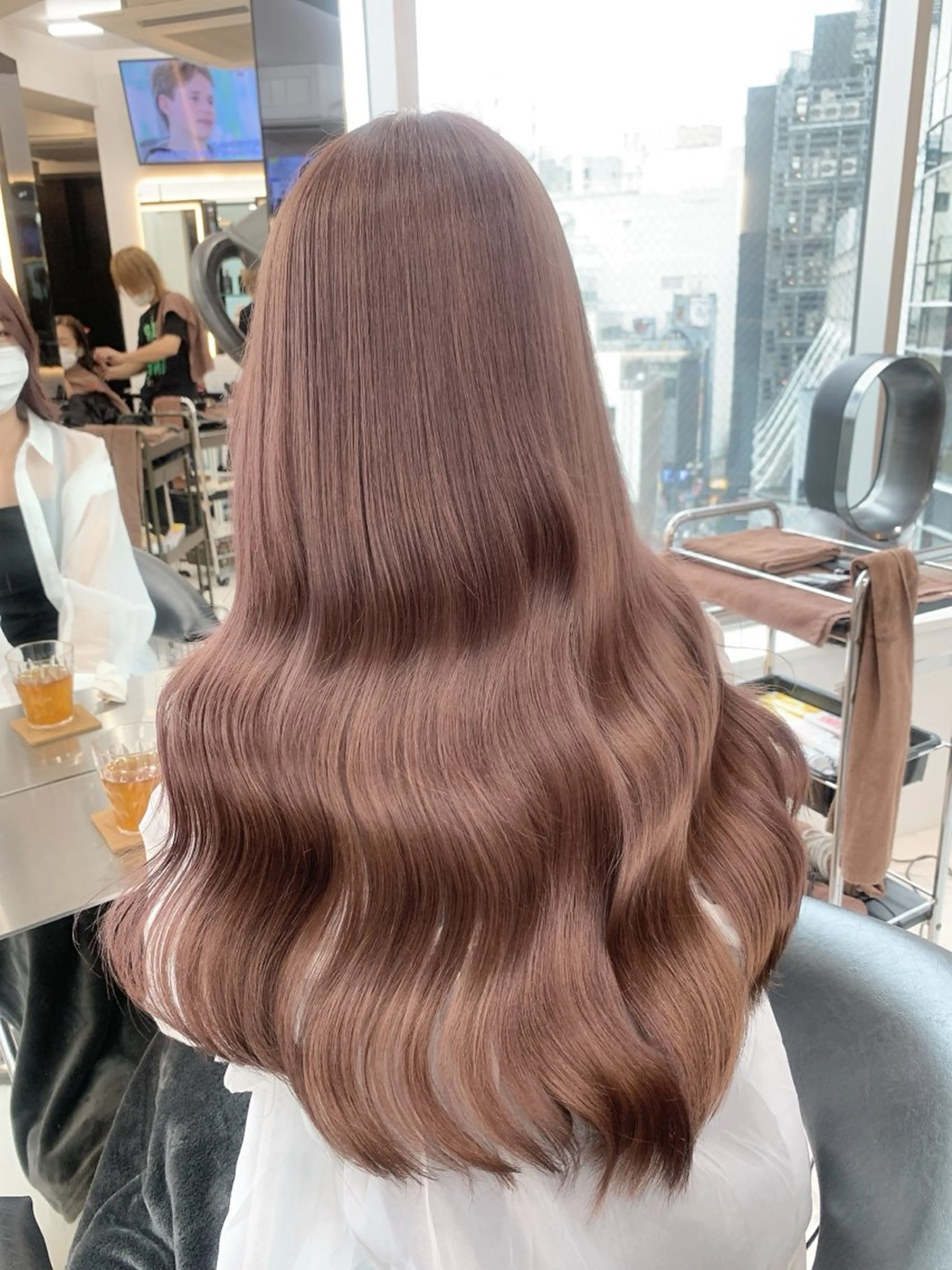 ロング カラー ZYNX所属・MAHIRO/複雑 履歴/ハイトーンのヘアスタイル