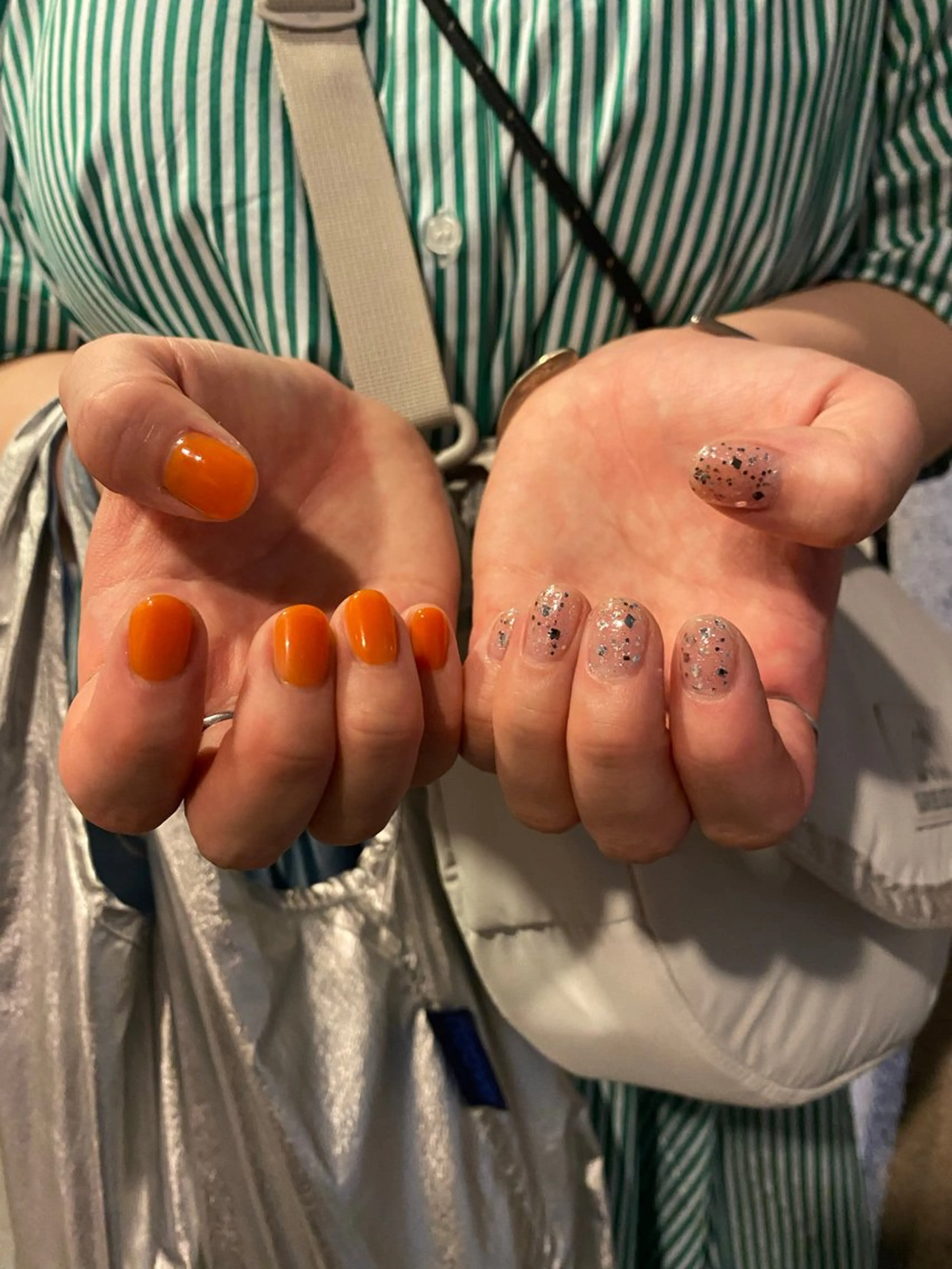 ネイル ラメ(グリッター) ワンカラーネイル umi nailのネイルデザイン