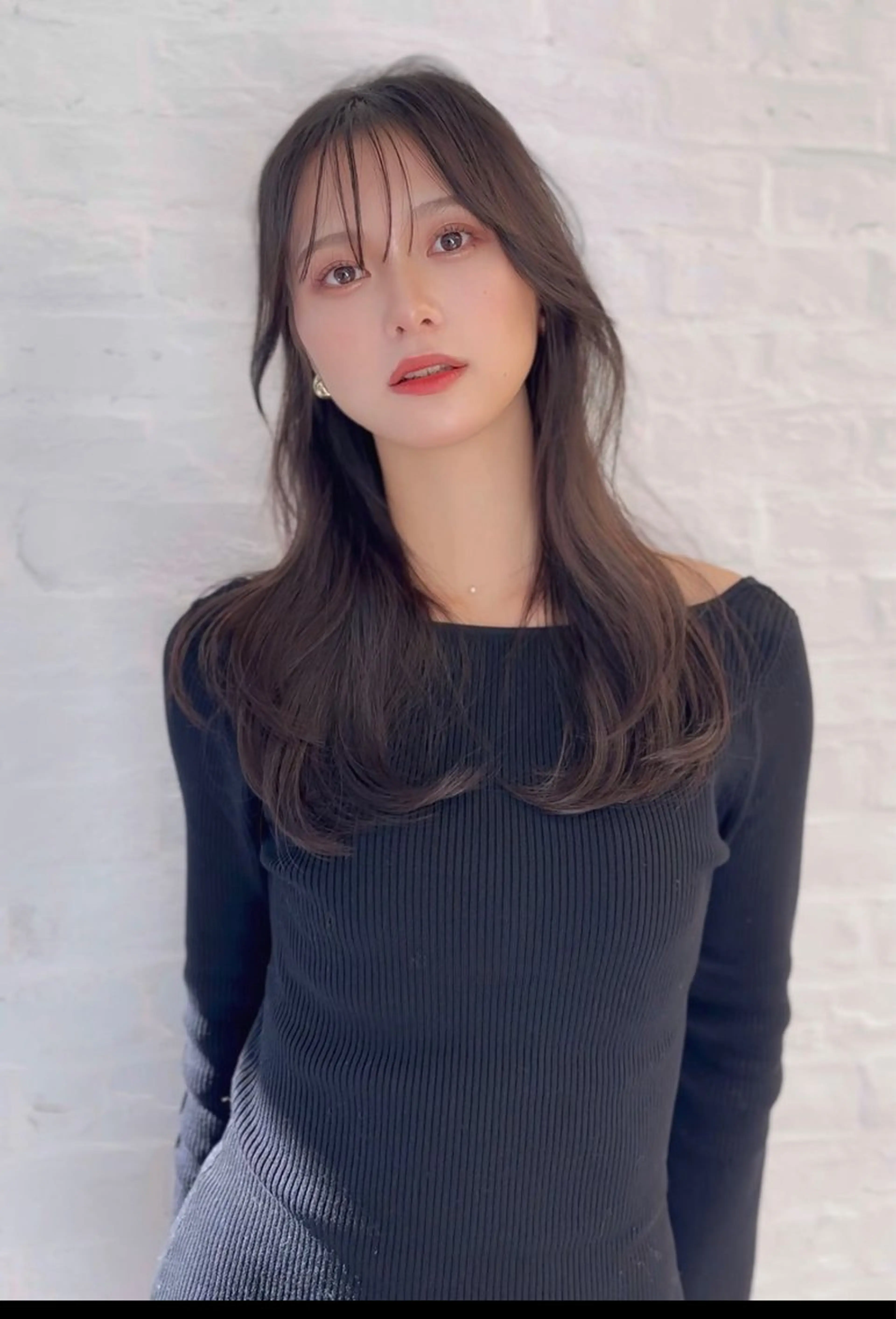 ロング カラー ヘアアレンジ 前髪顔まわりカット 🌈中村海聖のヘアスタイル