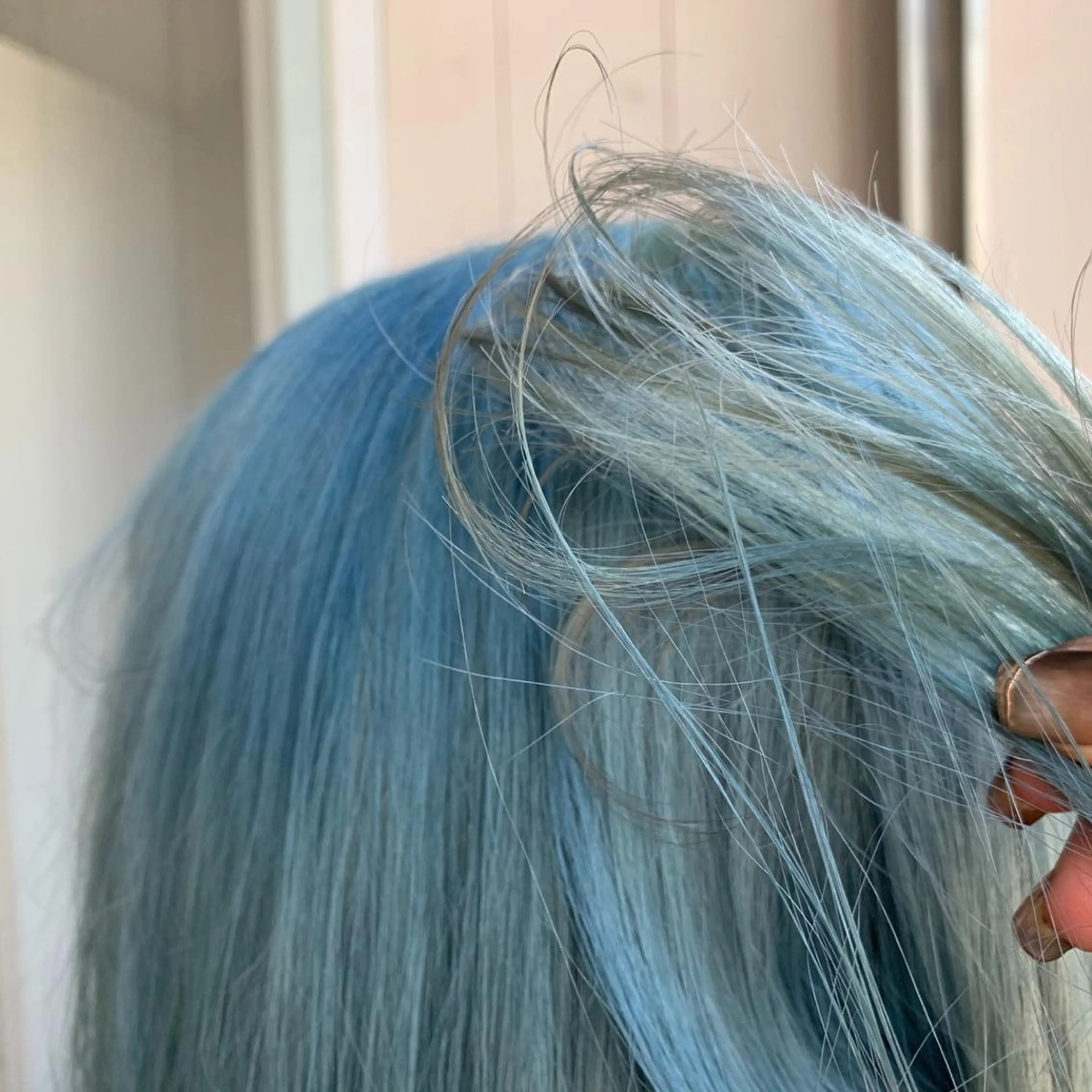 ロング カラー ヘアカラー あべ ゆうかのヘアスタイル